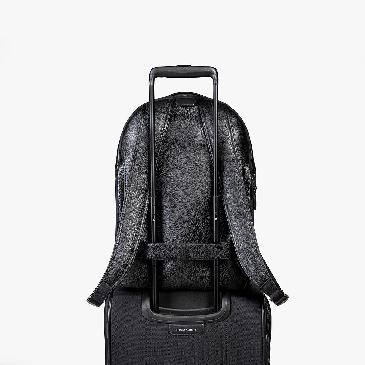 Black Leather Backpack