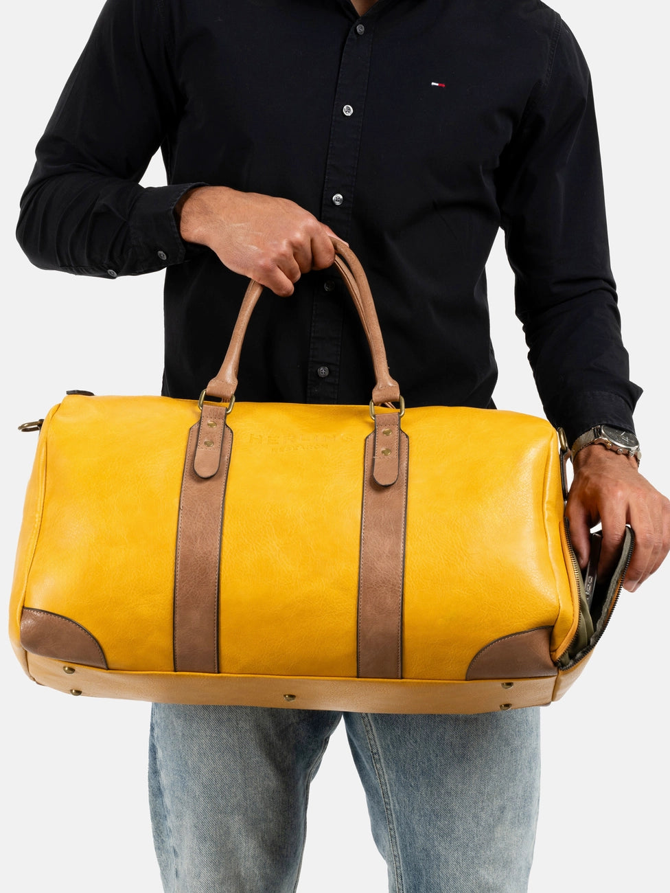 Yellow Meitner Travel Bag