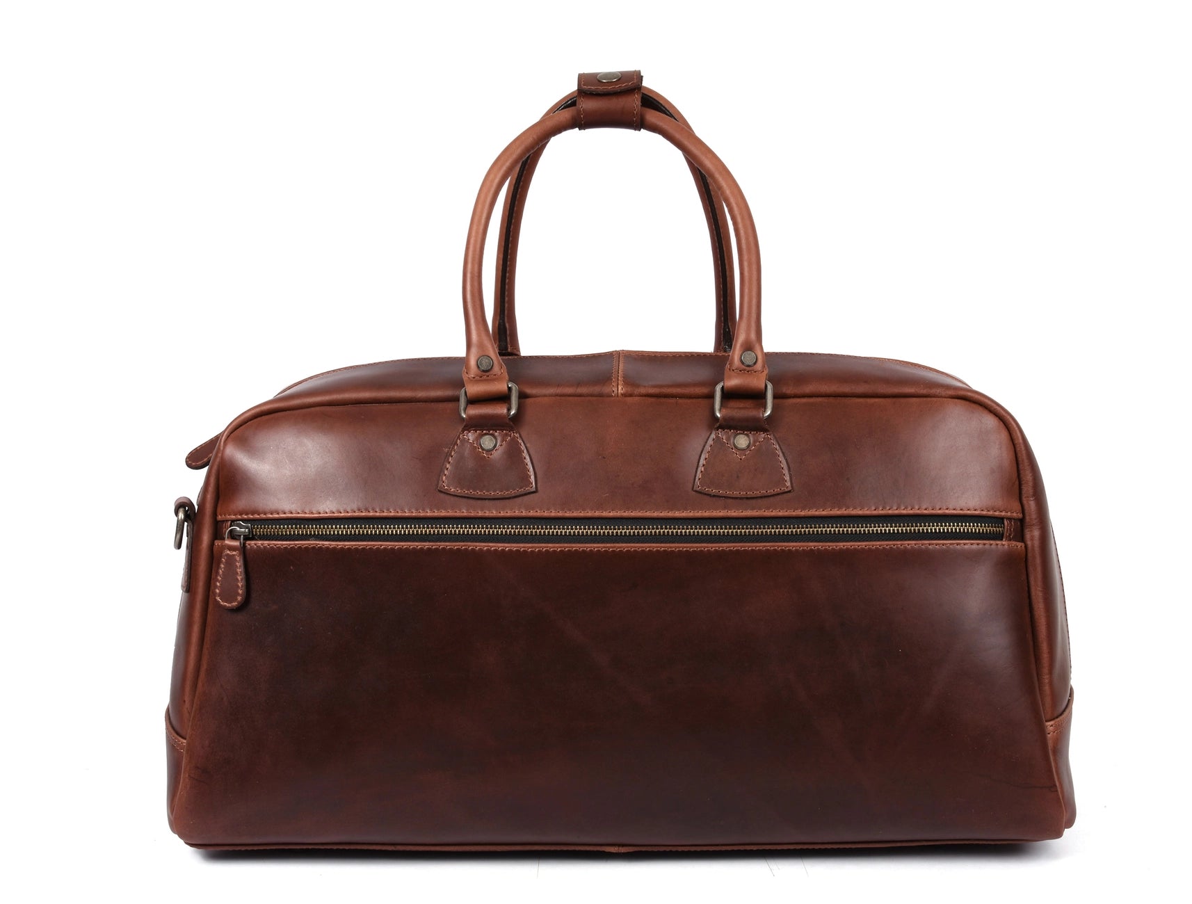 Velour Leather Duffle Bag