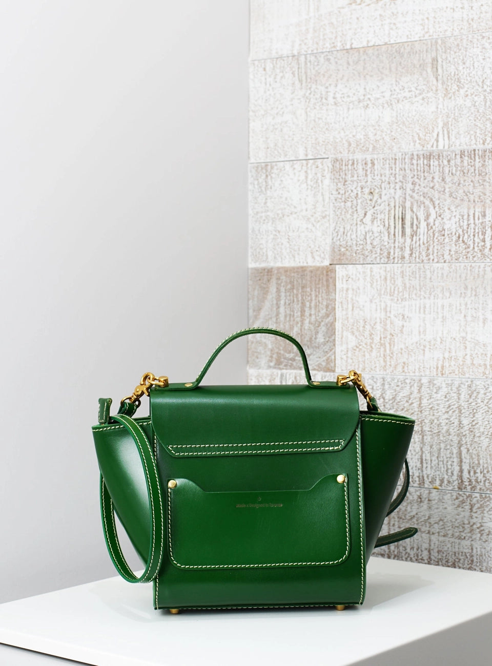 Vive Classic Top Handle Satchel - Green