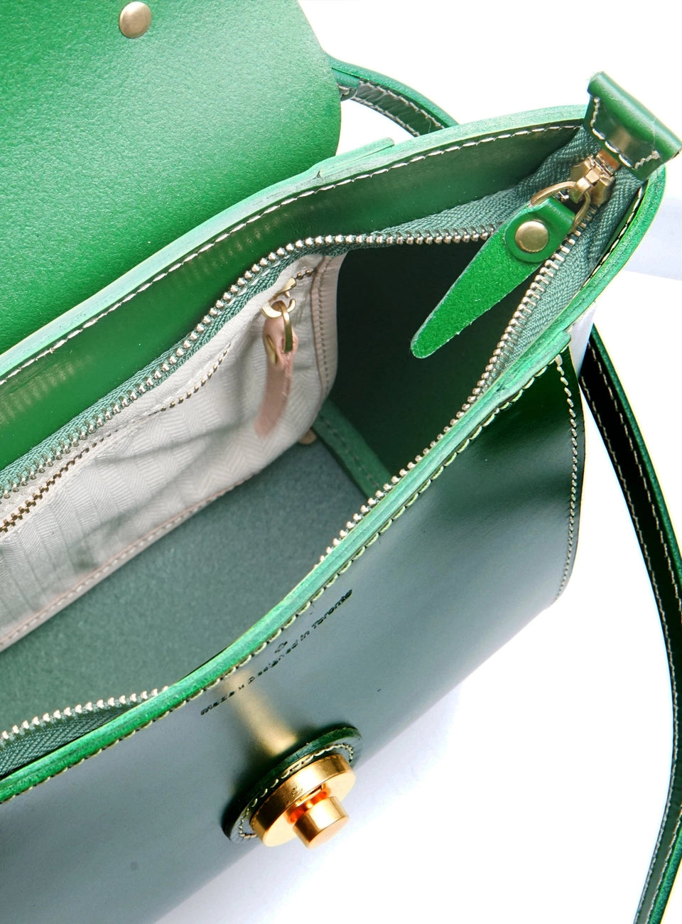 Vive Classic Top Handle Satchel - Green