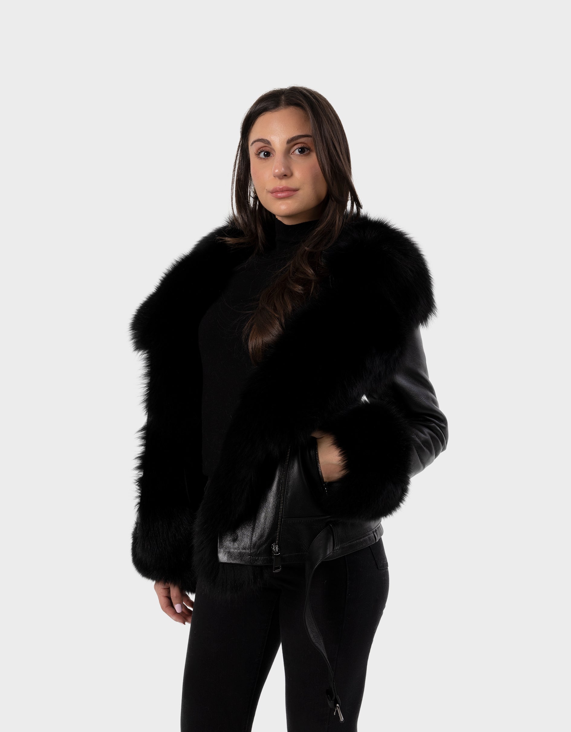 Bella Shearling Jacket – Dimitri