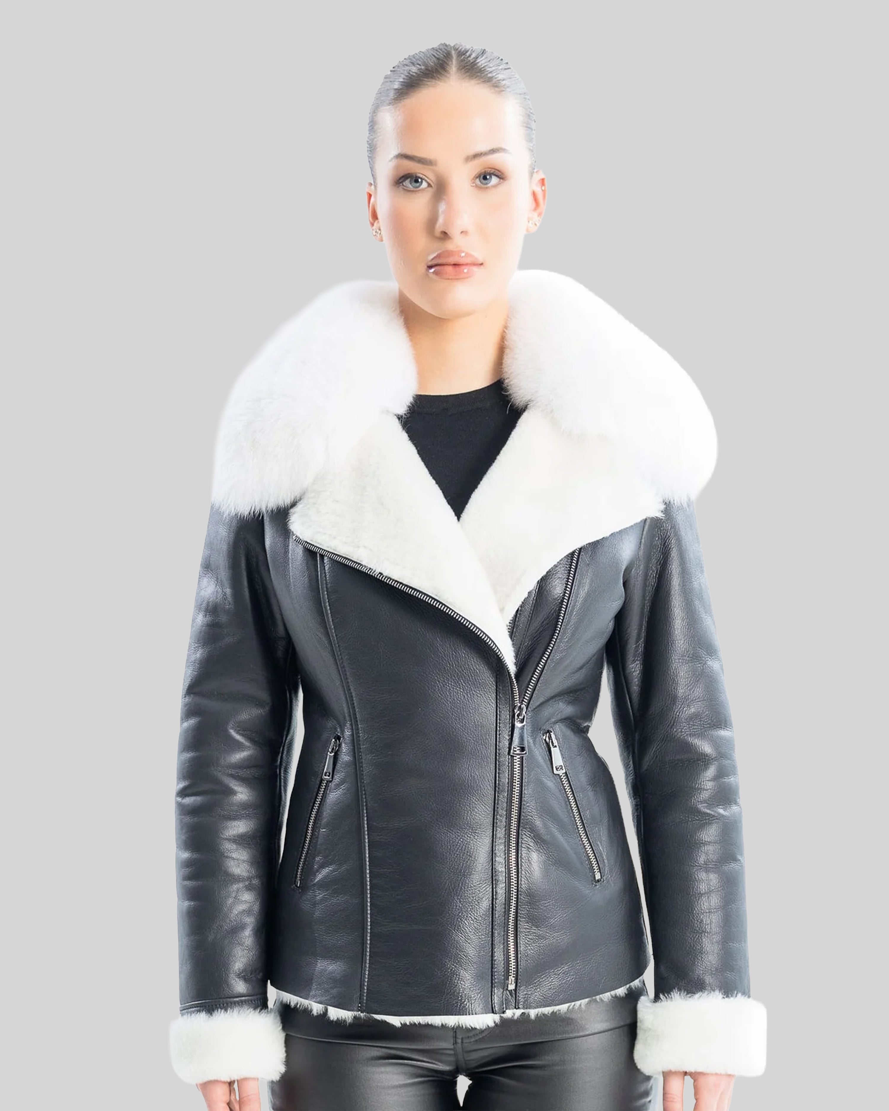 Aliciya Real Shearling -Fox Jacket – Dimitri