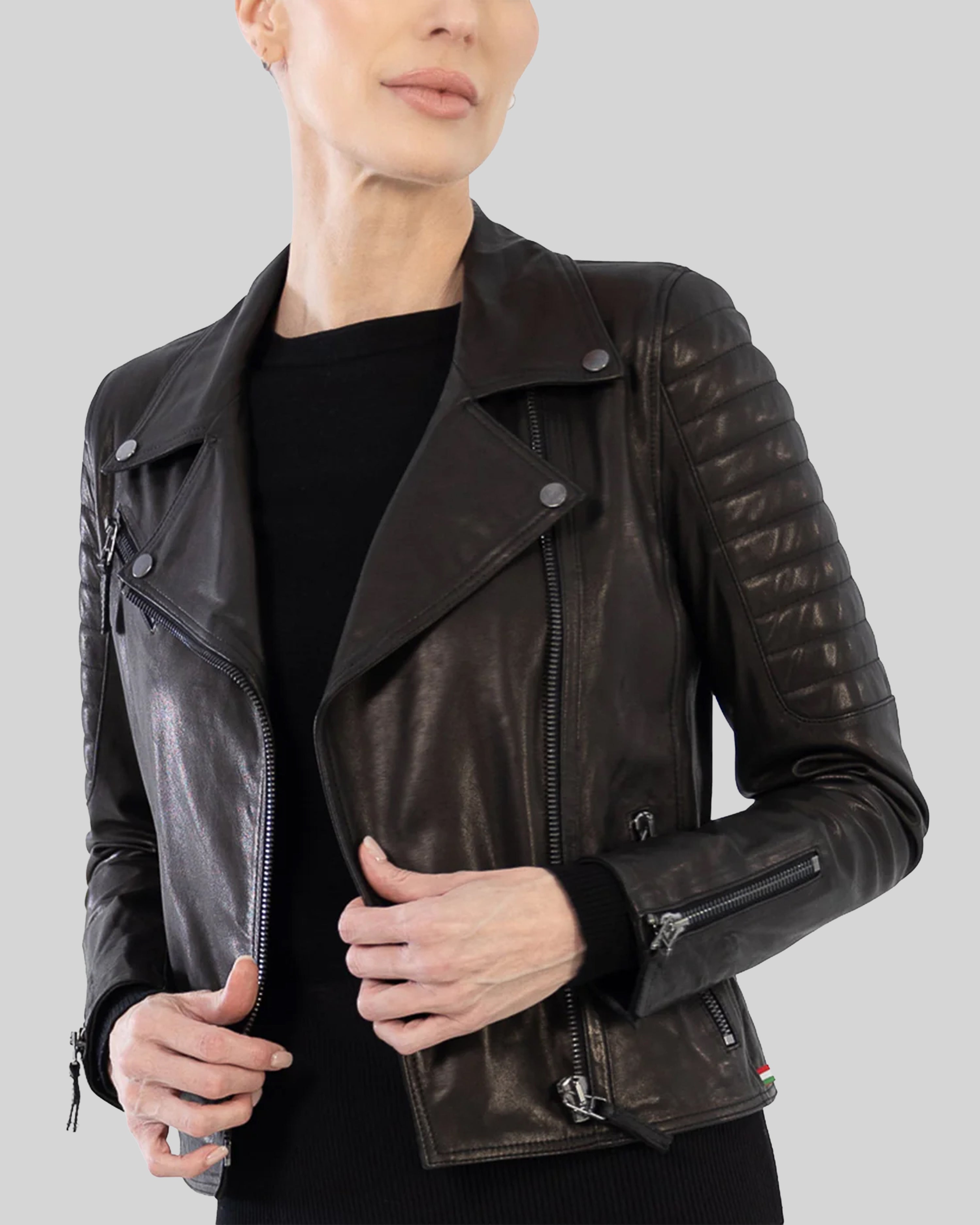 Irene Biker leather Jacket-thumbmail-2