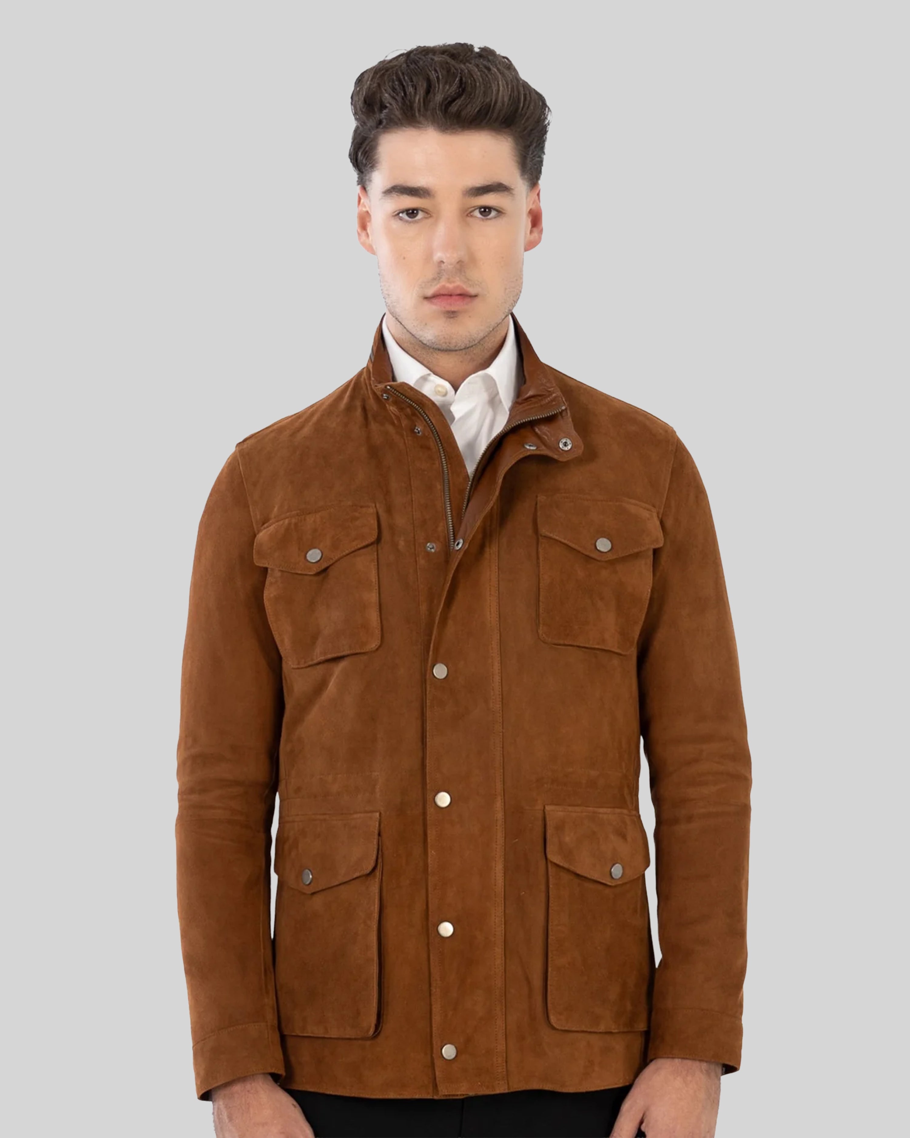 Jayden suede jacket – Dimitri