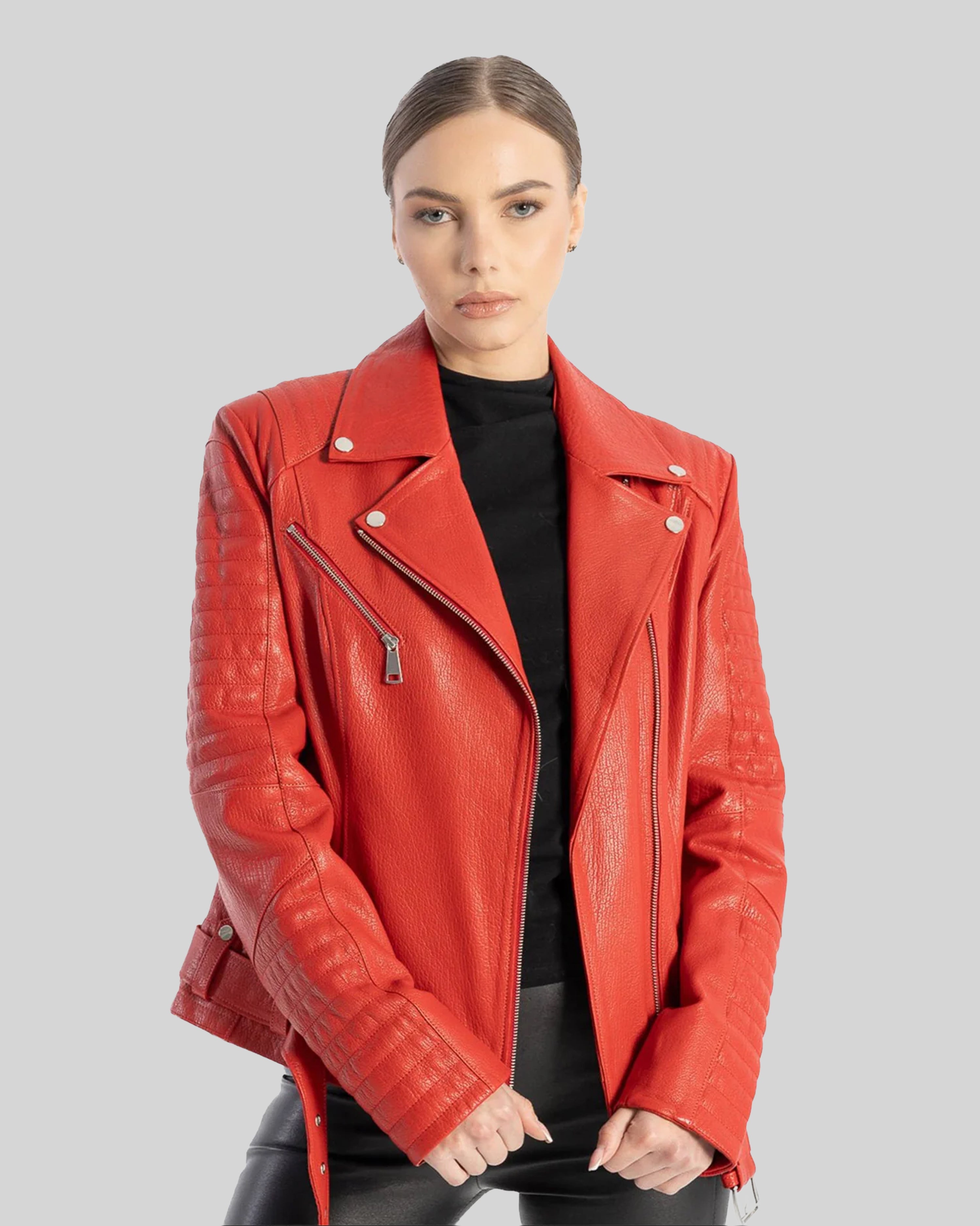 Kassandra Biker Leather Jacket