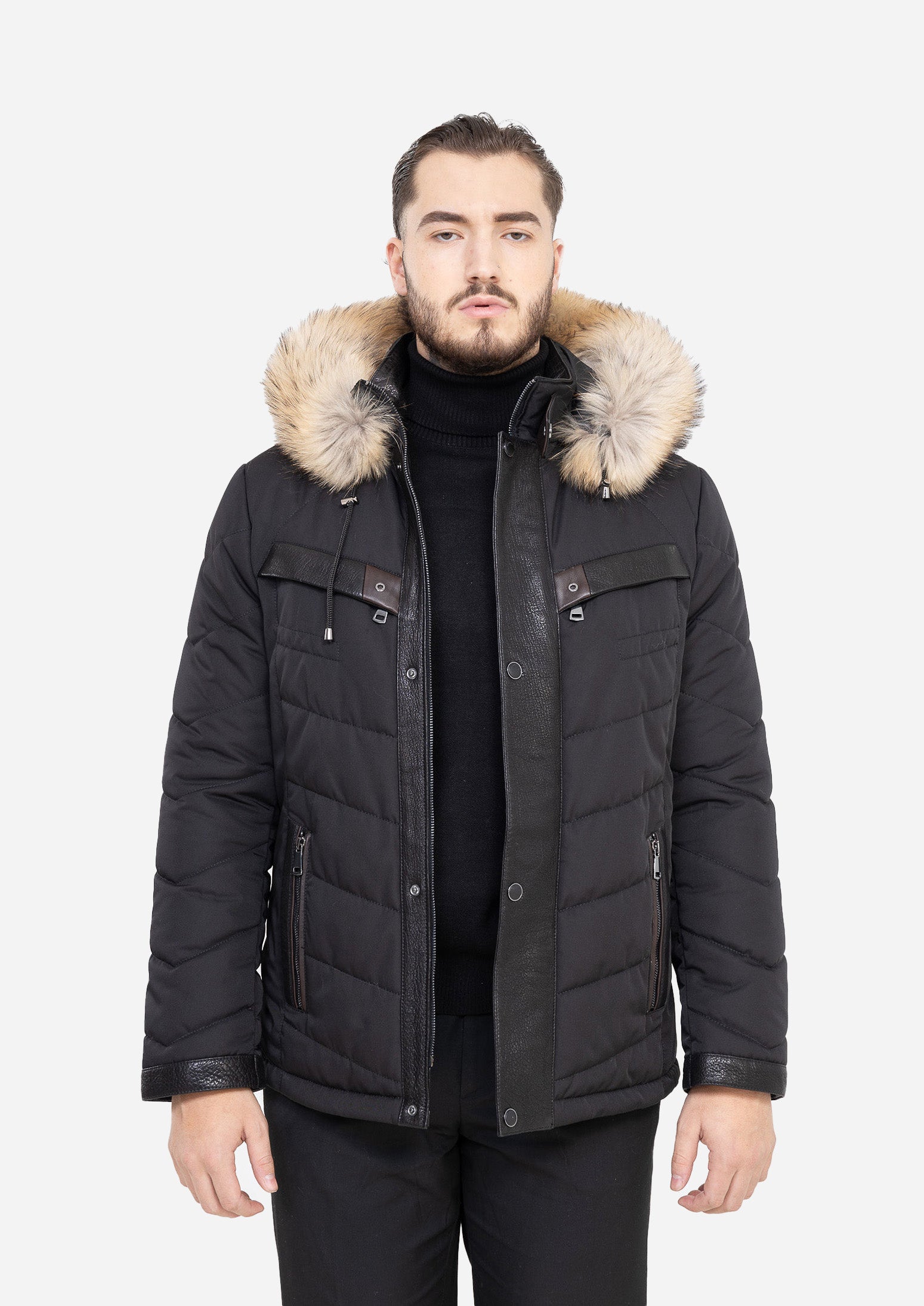 Connor parka with natural fur