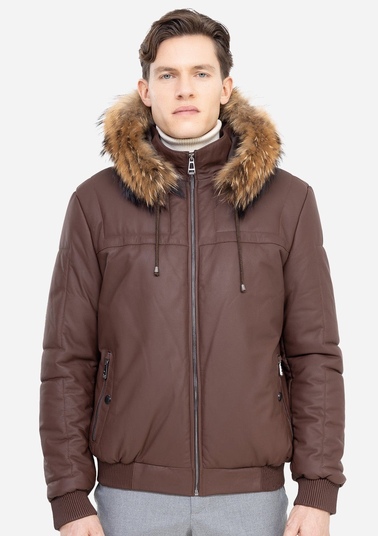 LIAM Leather Bomber Jacket-thumbmail-5