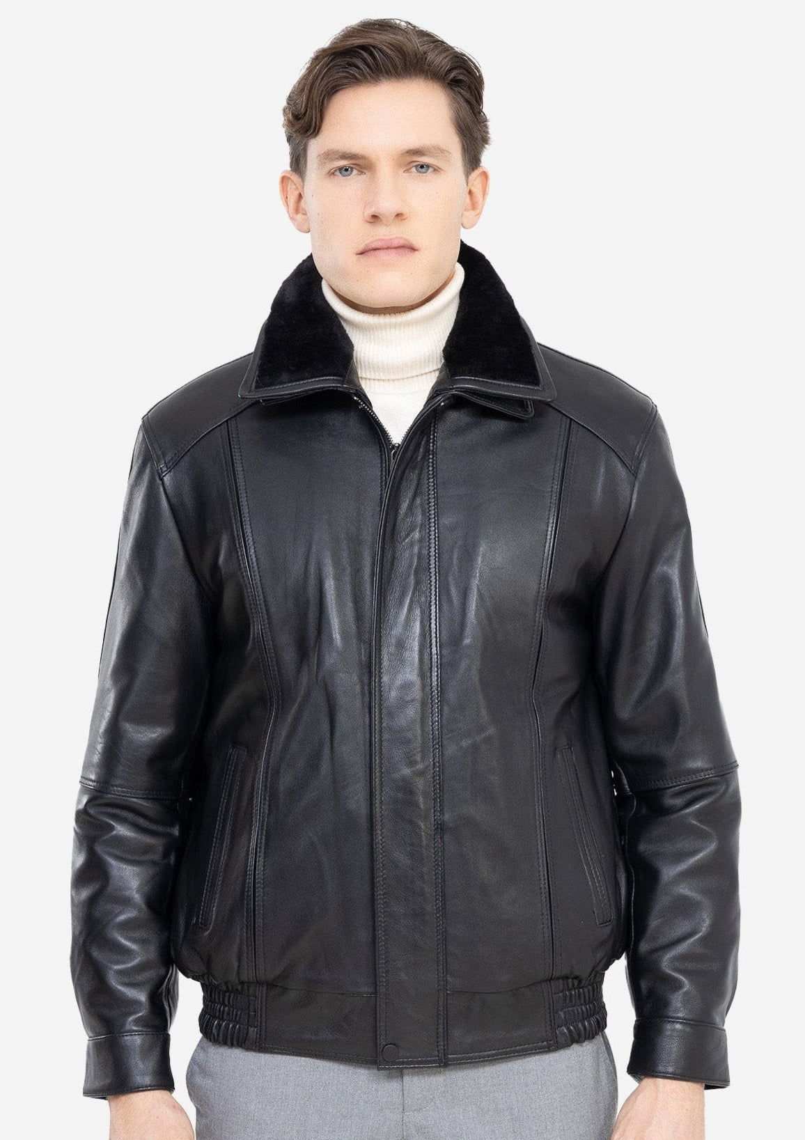 DAVID WITH REMOVABLE SHEARLING COLLAR