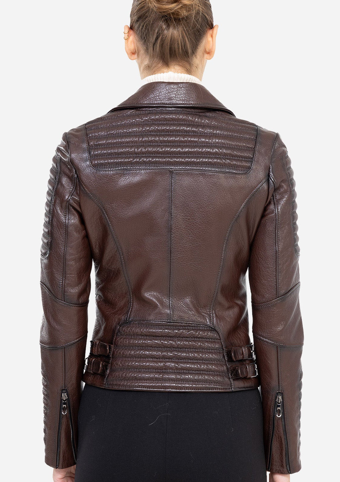 Sienna BIKER LEATHER JACKET-3