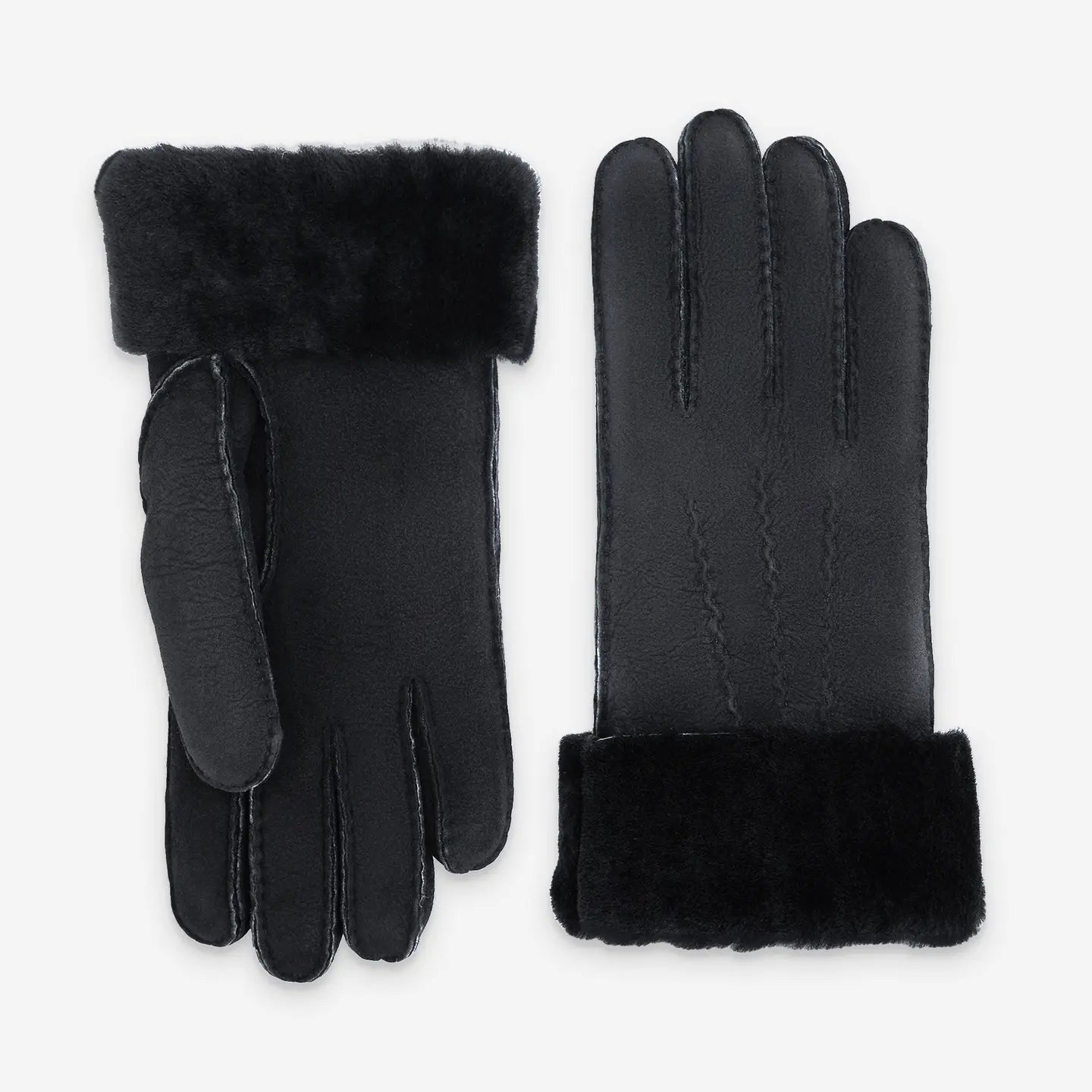 gloves in sheepskin-turned-leather (merino)-thumbmail-3