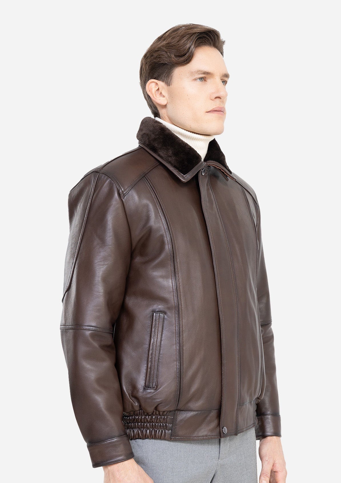 DAVID WITH REMOVABLE SHEARLING COLLAR – Dimitri