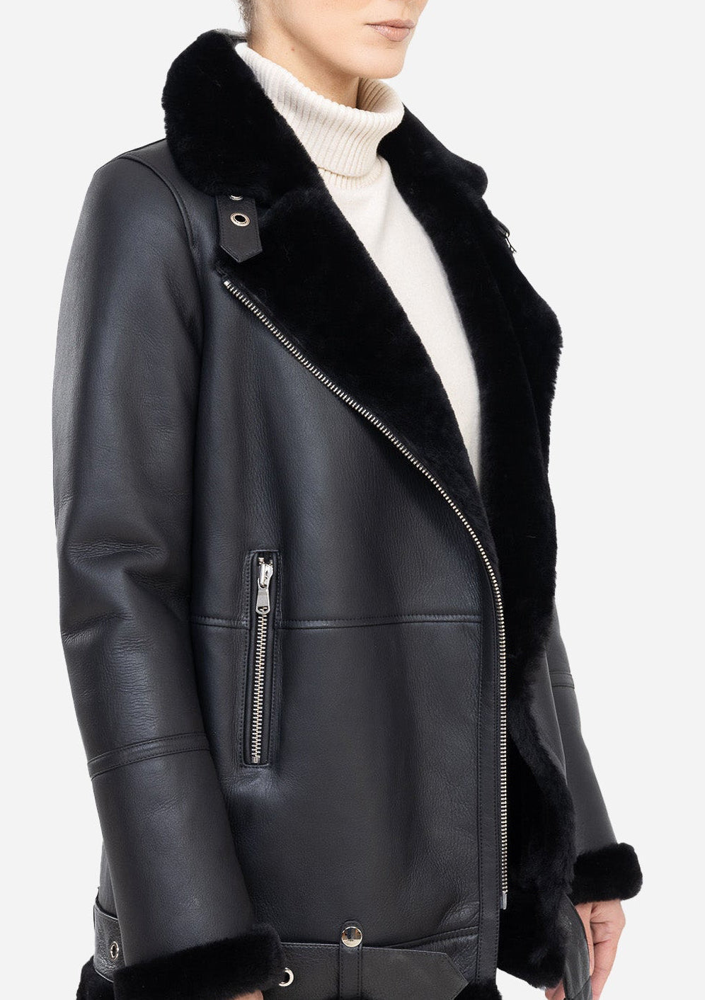 POLINA  GENUINE  SHEARLING JACKET-thumbmail-3