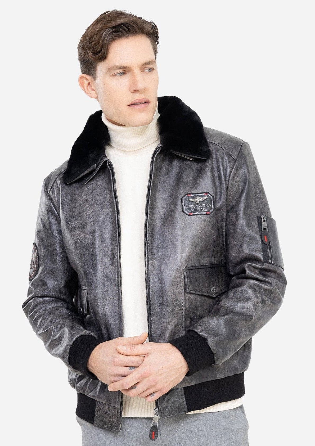 THOM genuine leather AVIATOR jacket-thumbmail-5