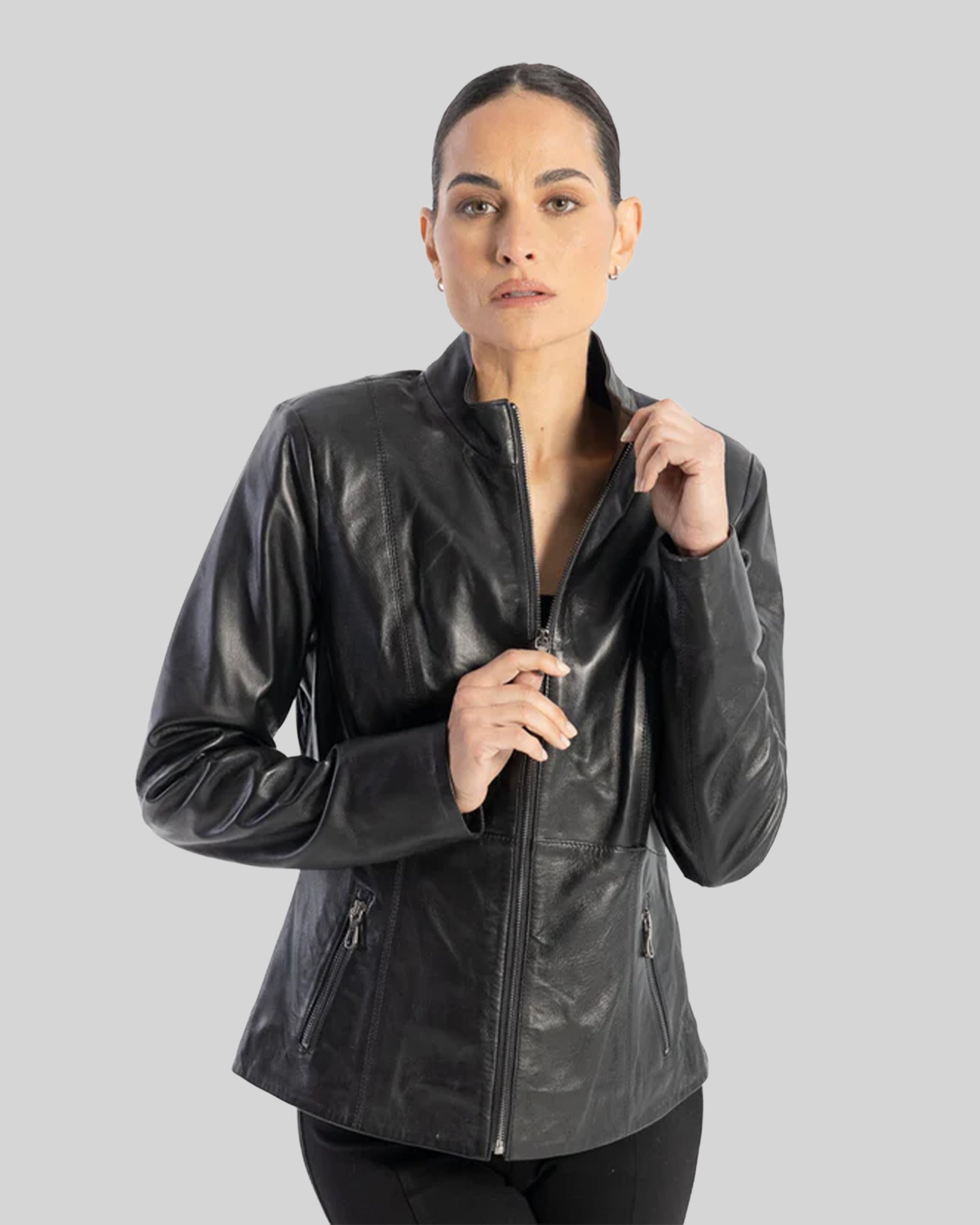 Maureen LEATHER JACKET – Dimitri