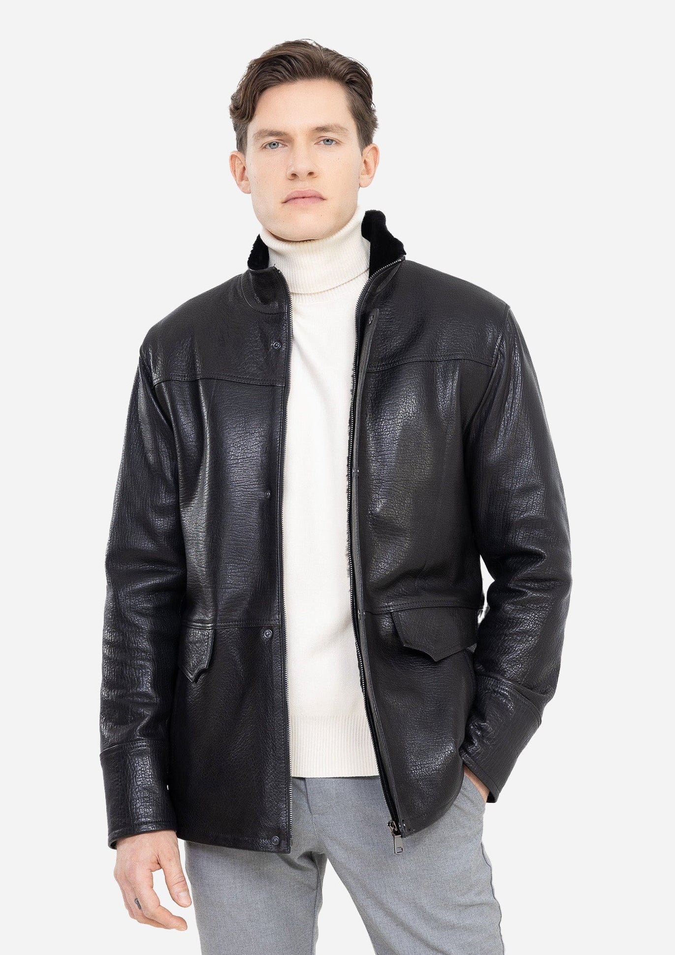 TYLER MEN'S SHEARLING JACKET-thumbmail-1
