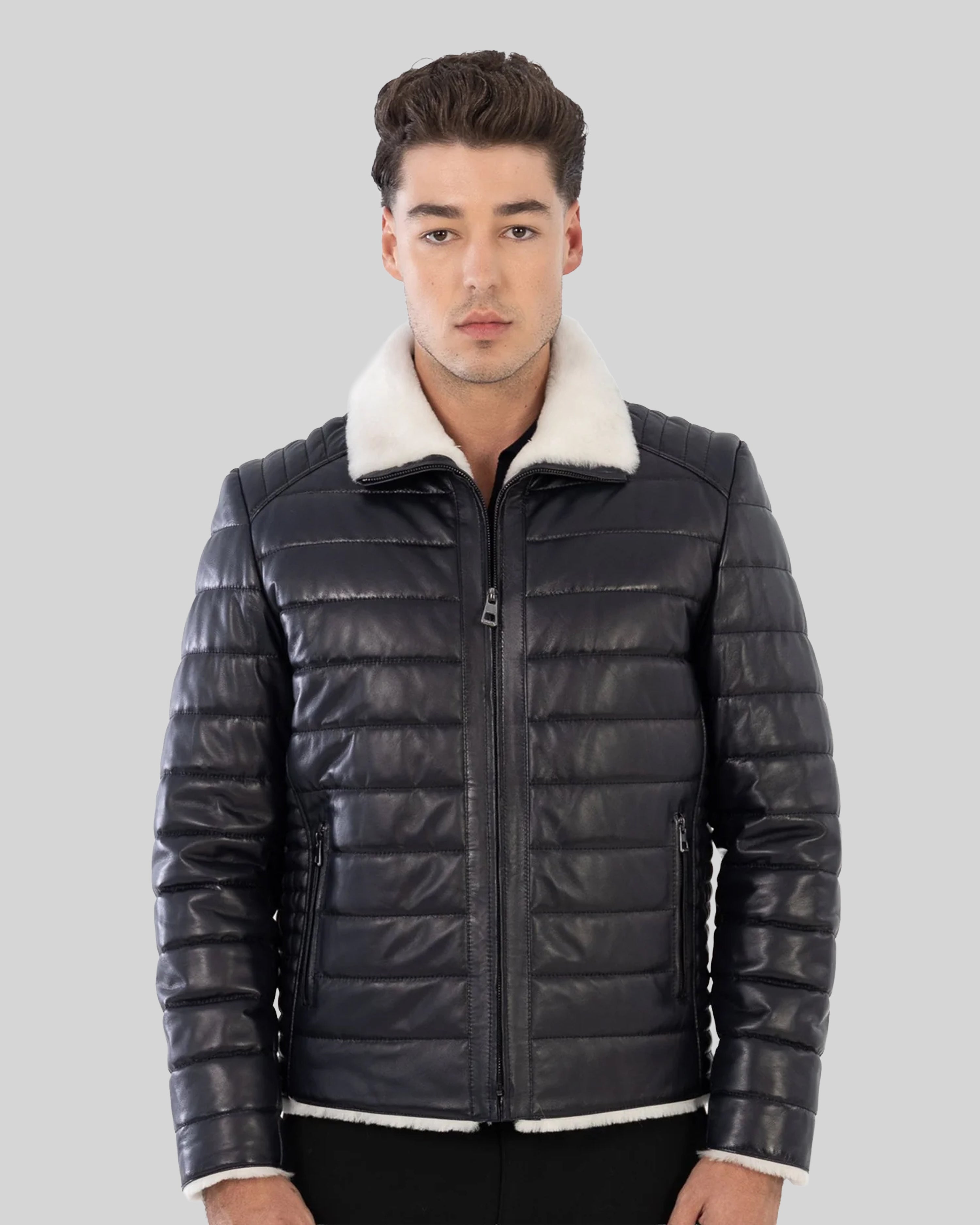 Justin Genuine Shearling Jacket – Dimitri