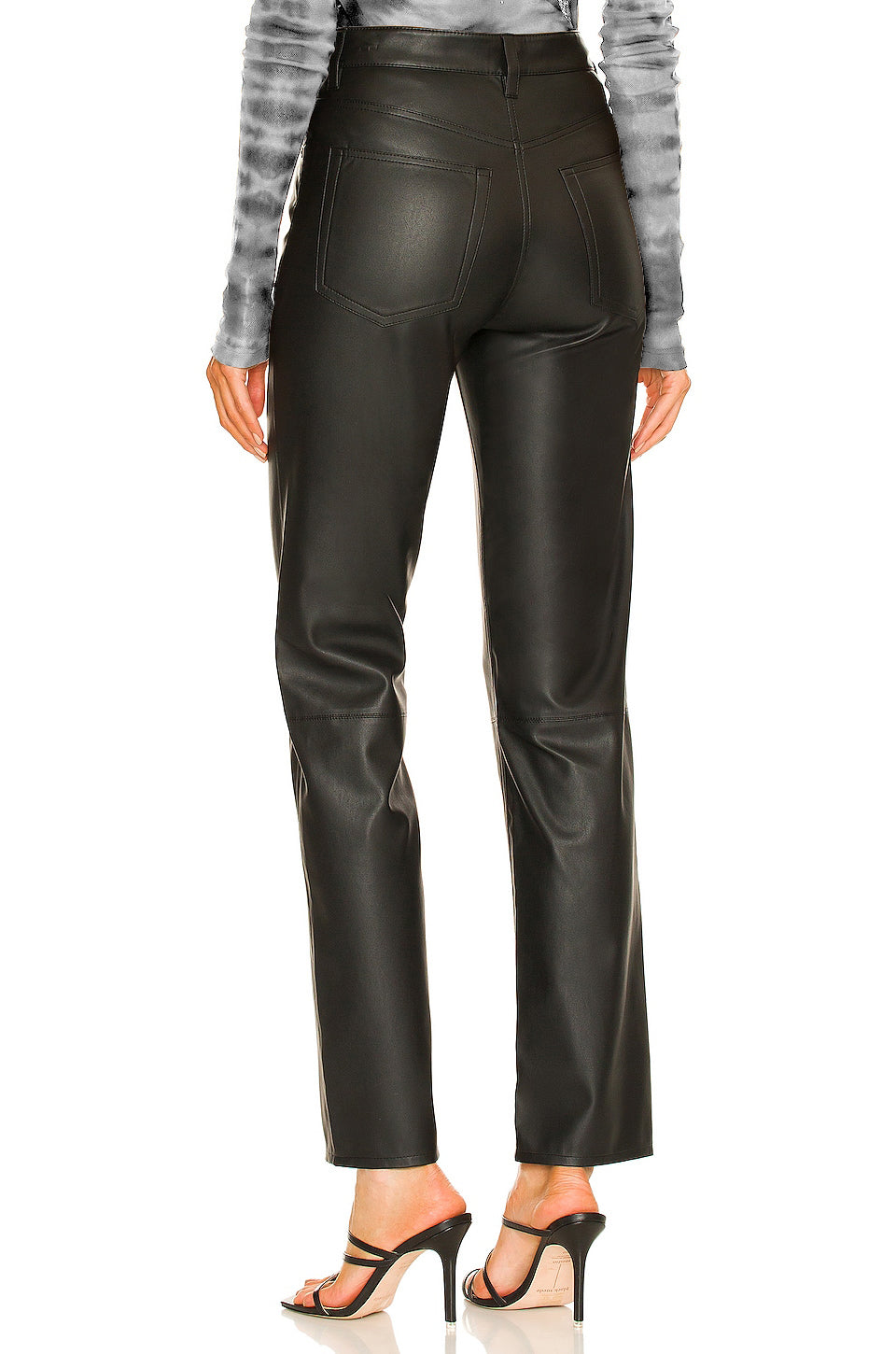 Leather Straight Leather Pants-thumbmail-3