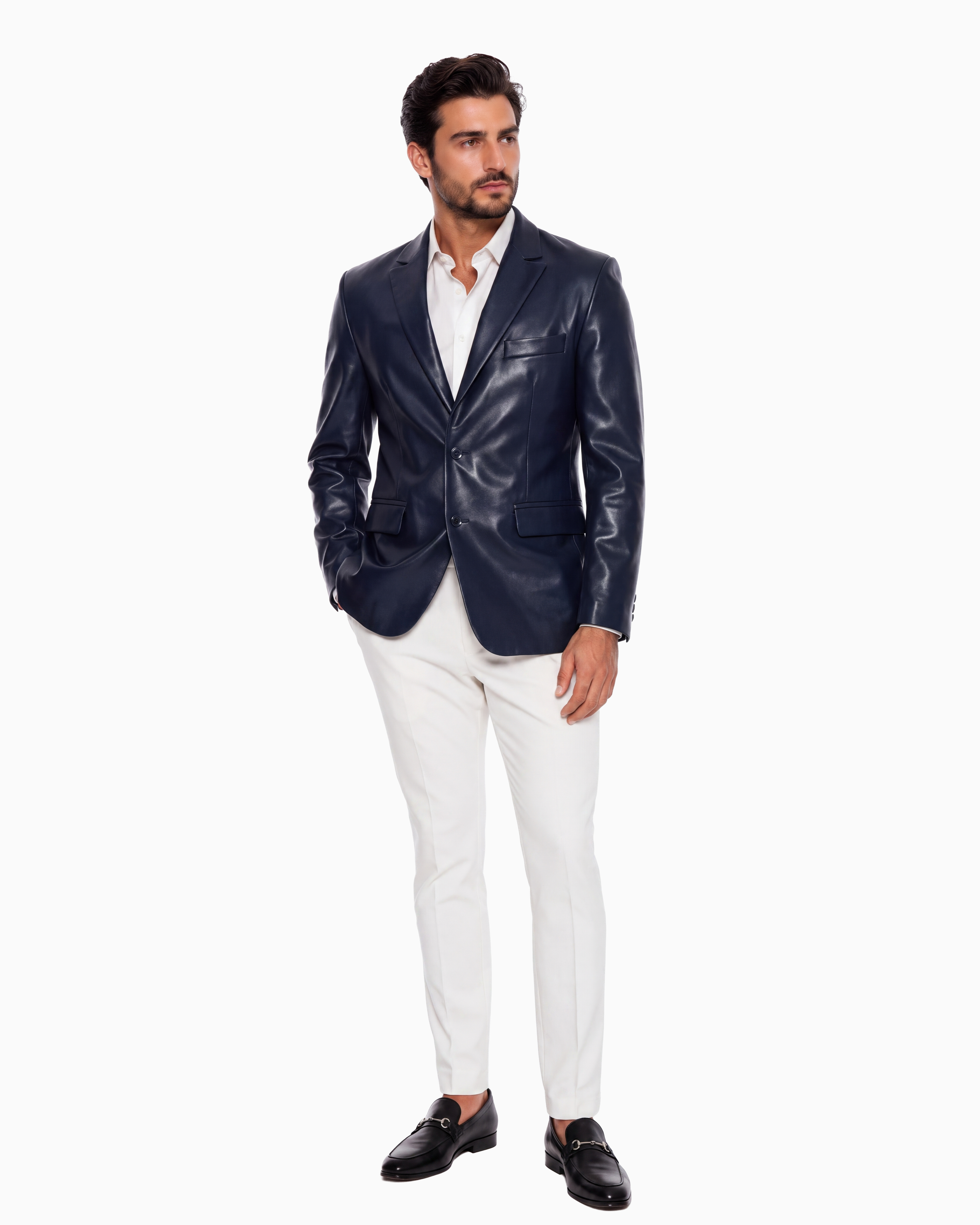 Angelo Leather Blazer