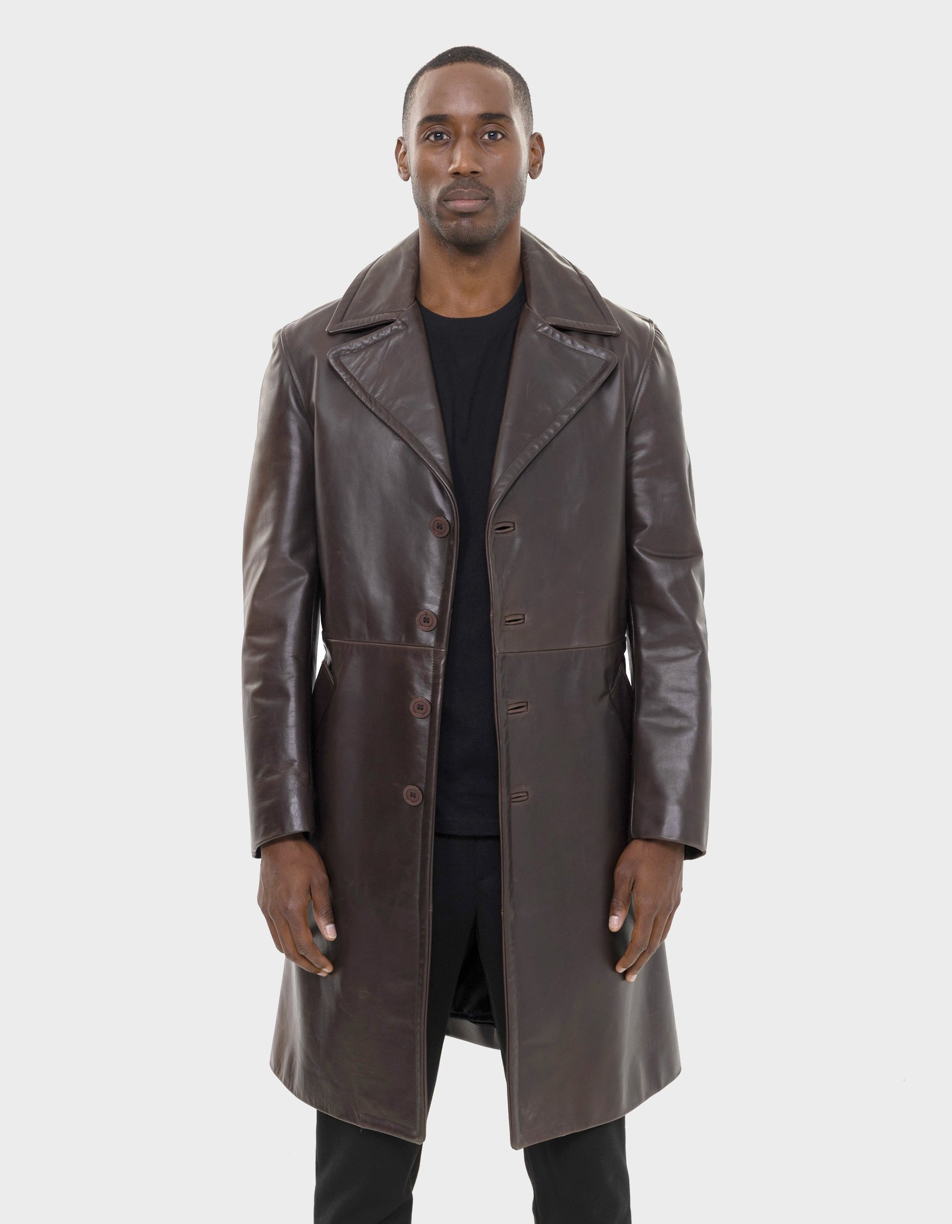 Bryson Leather Trench Coat-thumbmail-2