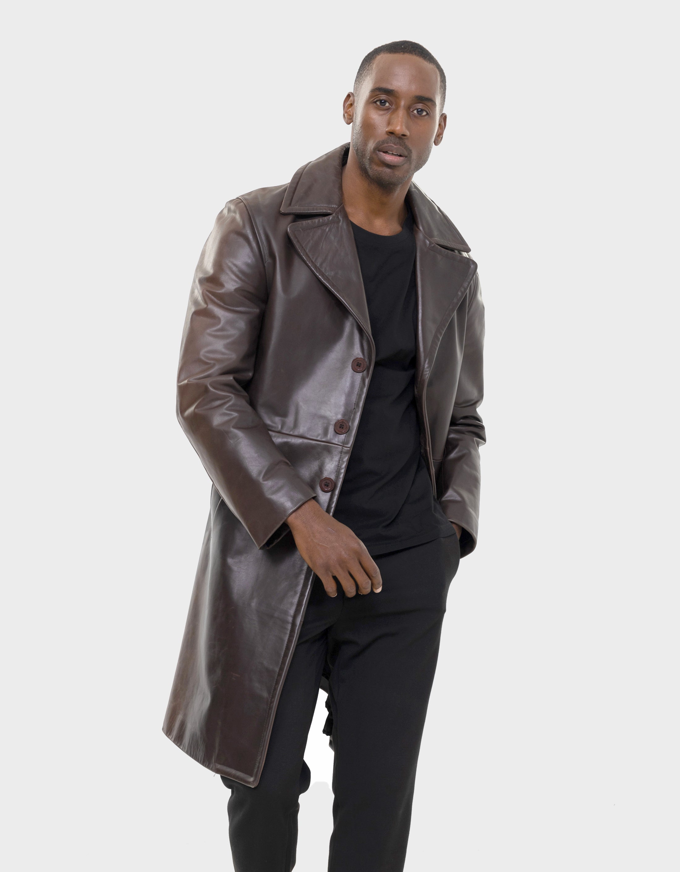Bryson Leather Trench Coat-thumbmail-7