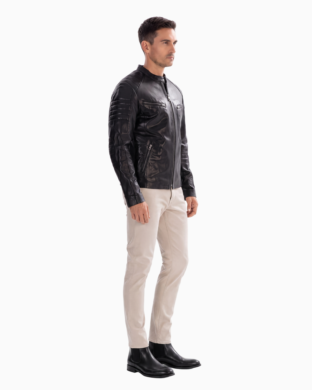 DIMITRI biker  Leather Jacket-thumbmail-4