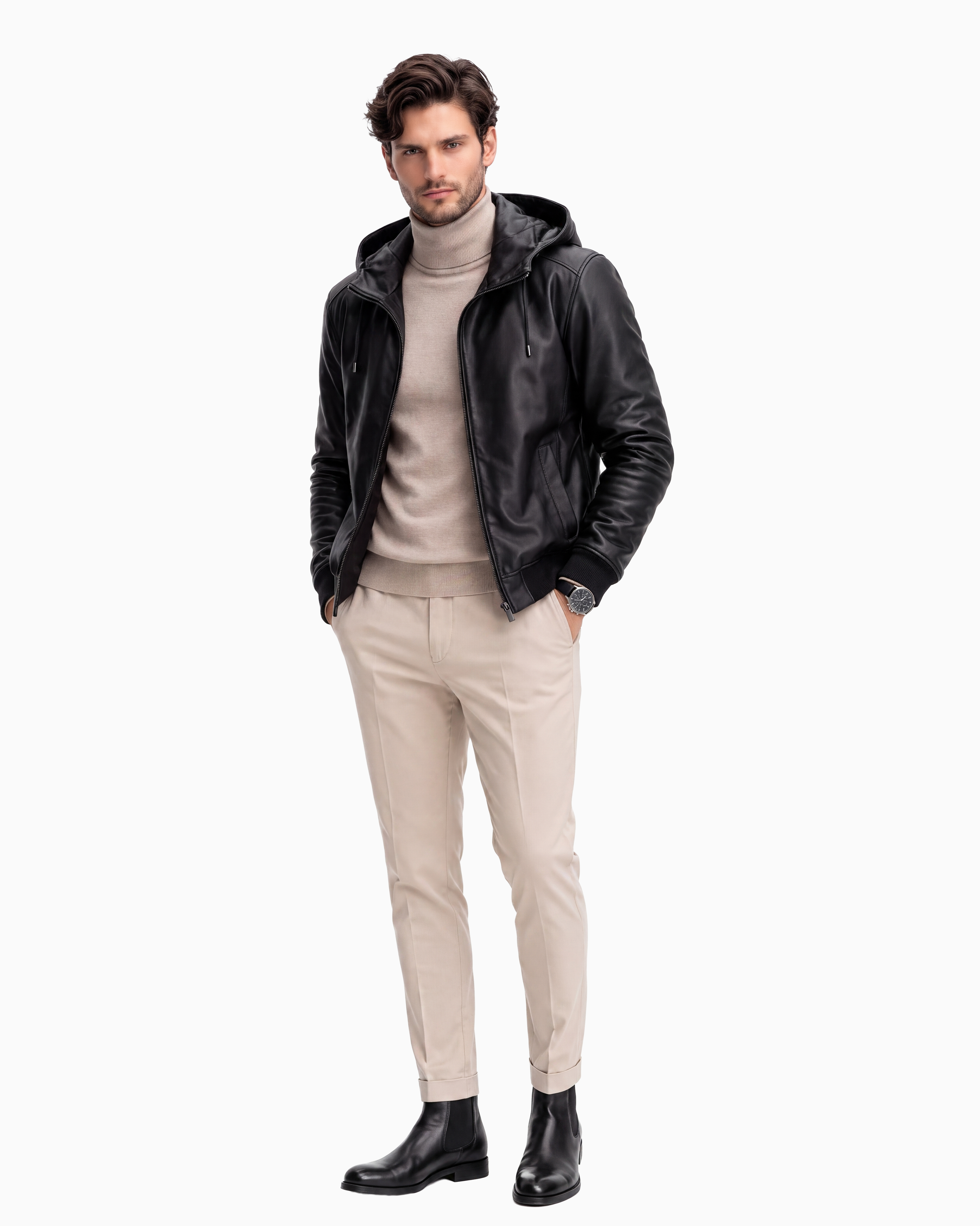 DANTE Bomber Leather Jacket