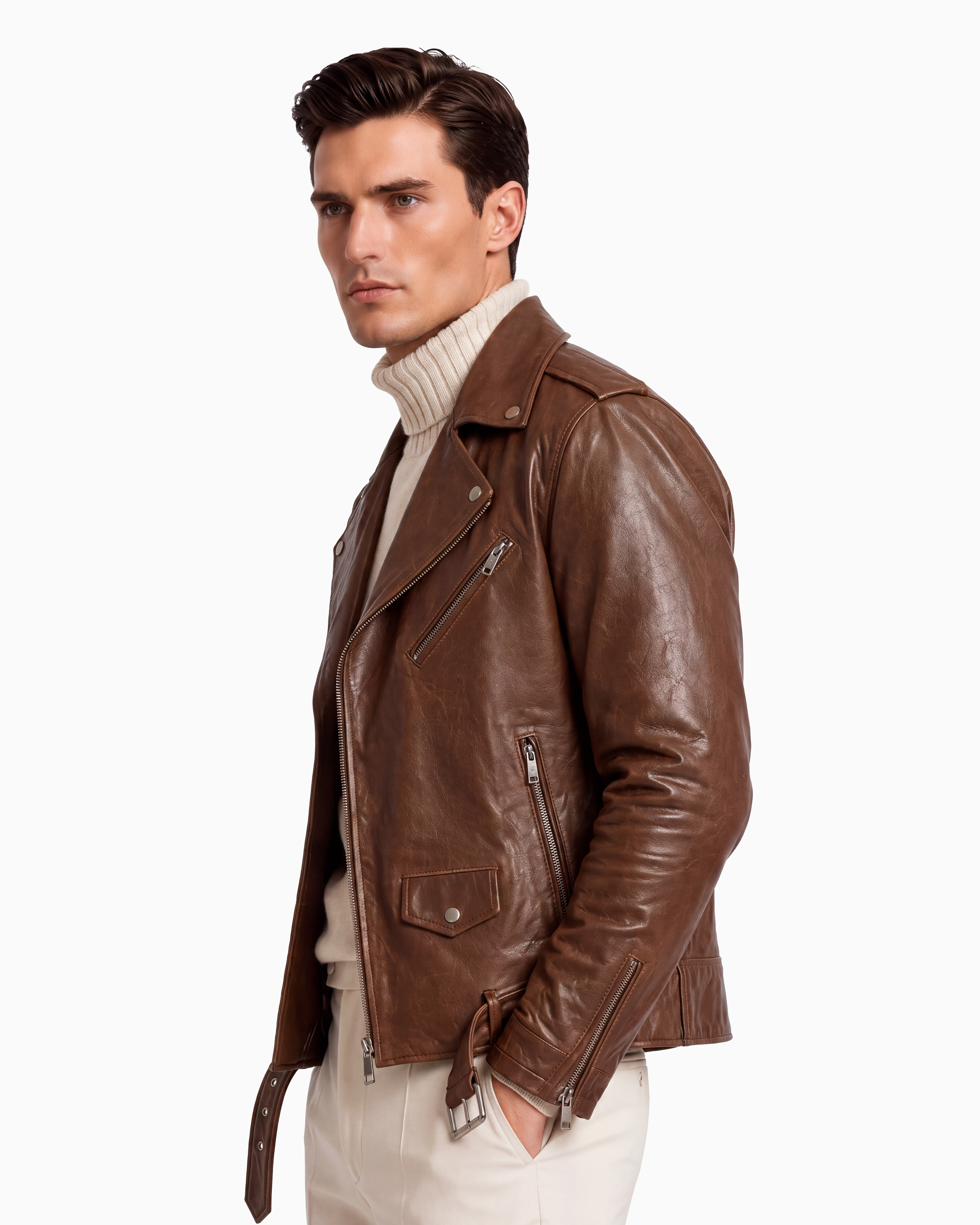 AMIRI BIKER LEATHER JACKET-thumbmail-3