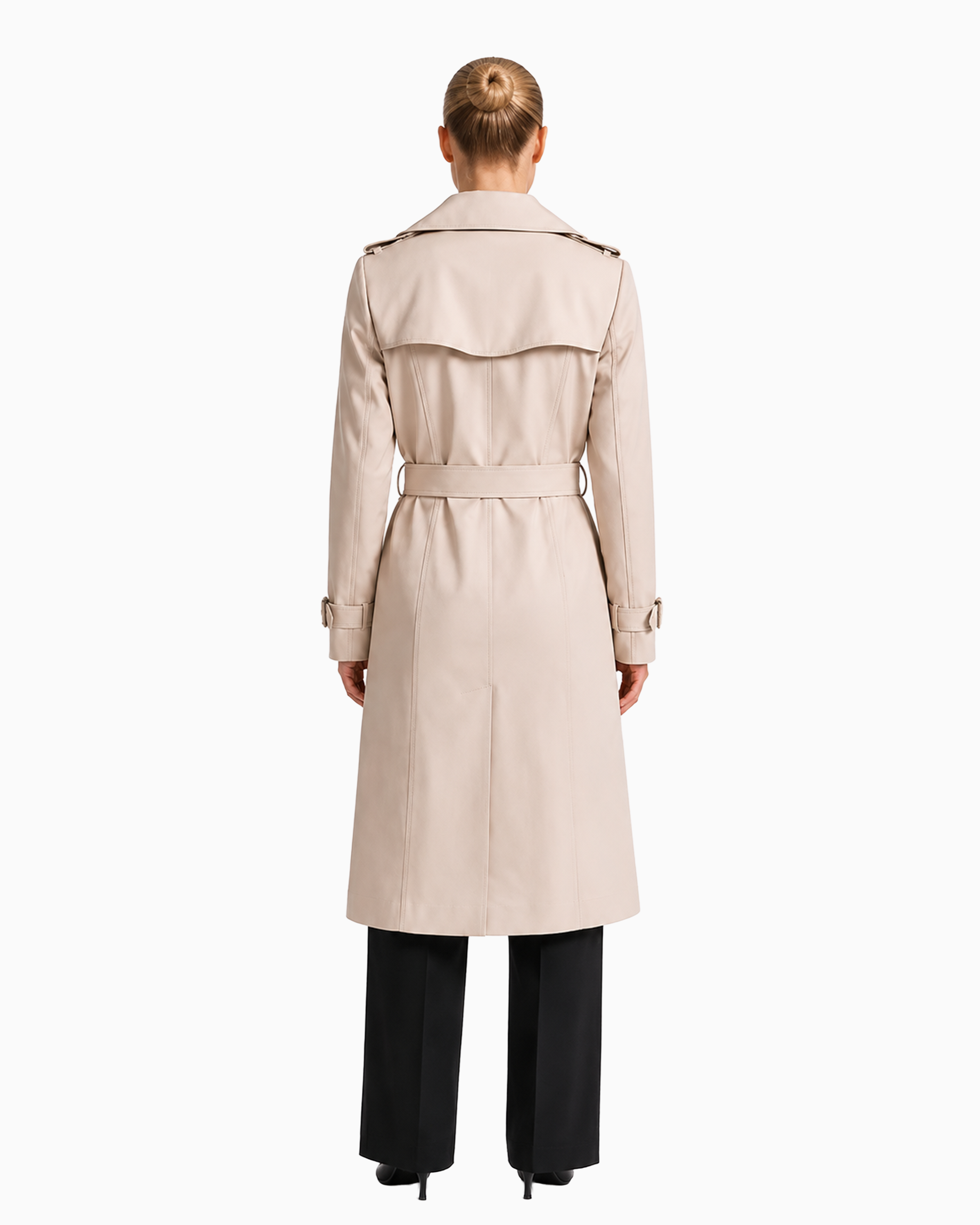 Adèle Leather Trench Coat-thumbmail-4