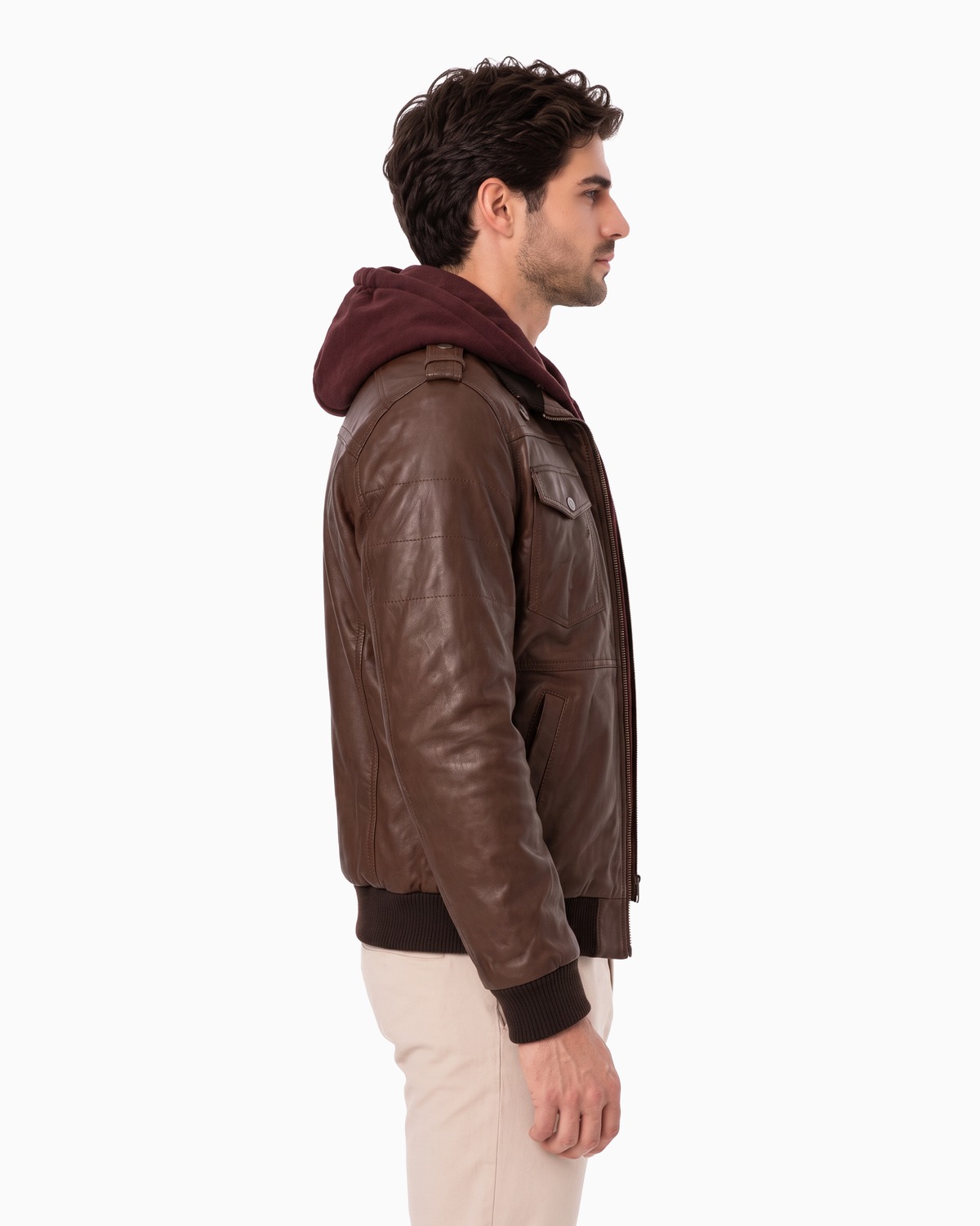 Enzo Leather Jacket Black