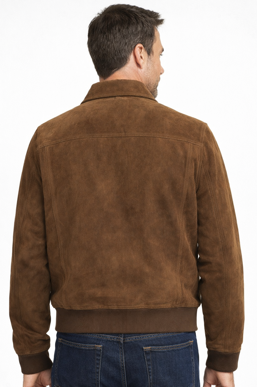 Eric Suede Bomber Jacket-3