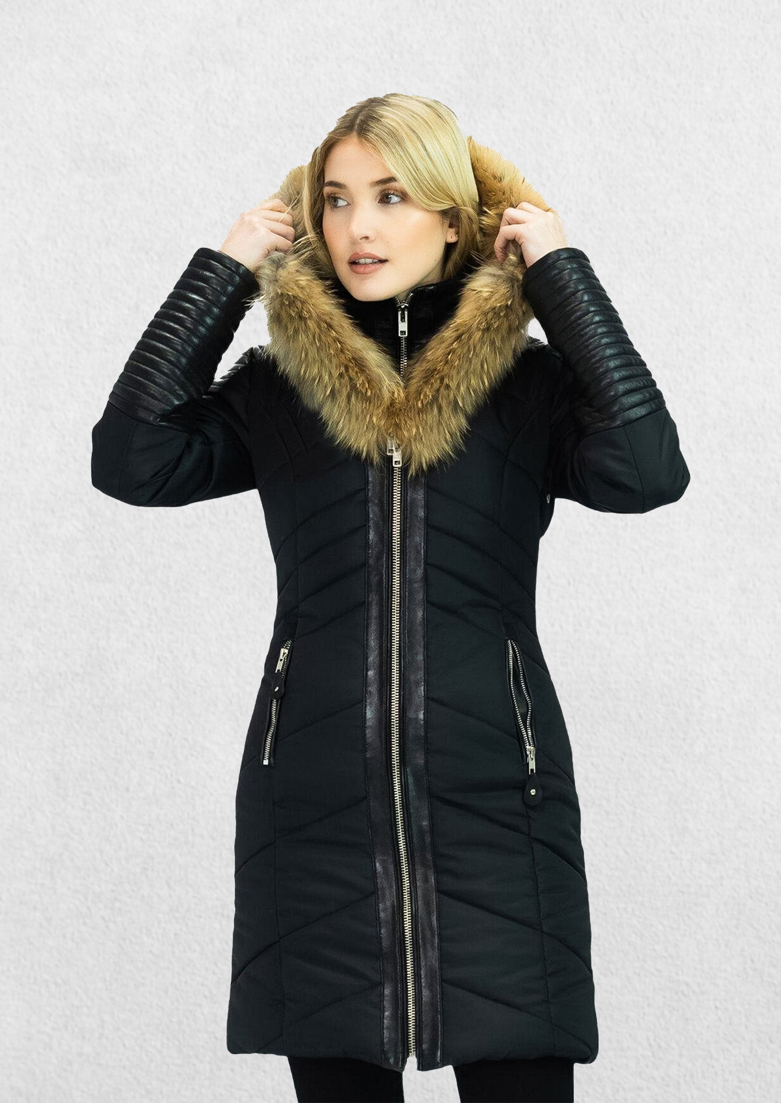 Hailey Parka With  Natural Fur