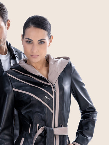 Erica Leather Jacket - BLACK FRIDAY SALE 2023 – Cuir Dimitri