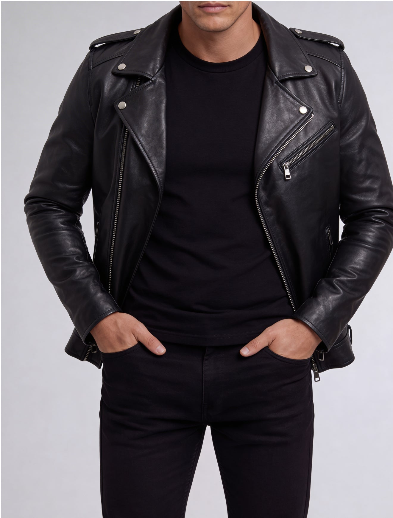 AMIRI BIKER LEATHER JACKET-6