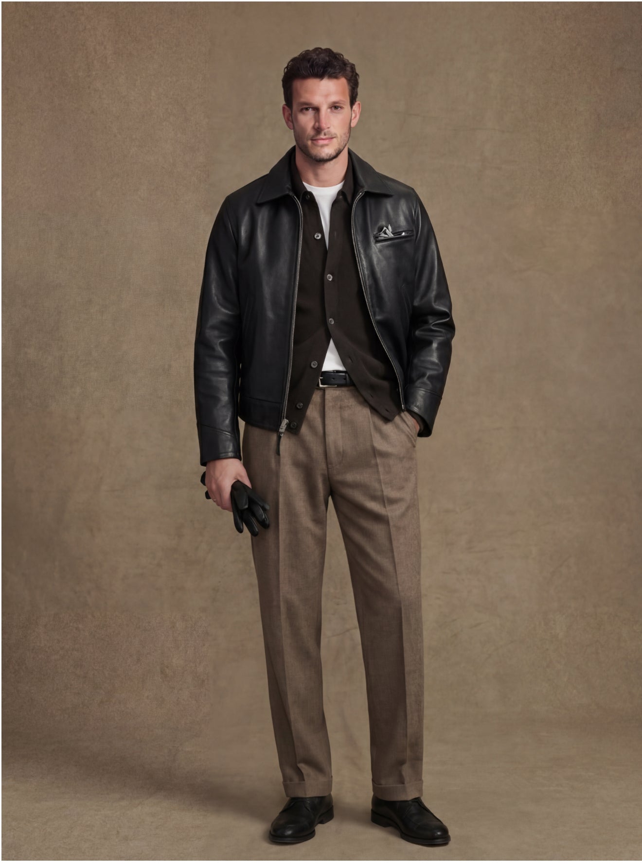 Valentino BOMBER JACKET WITH A POINTED COLLAR-thumbmail-6
