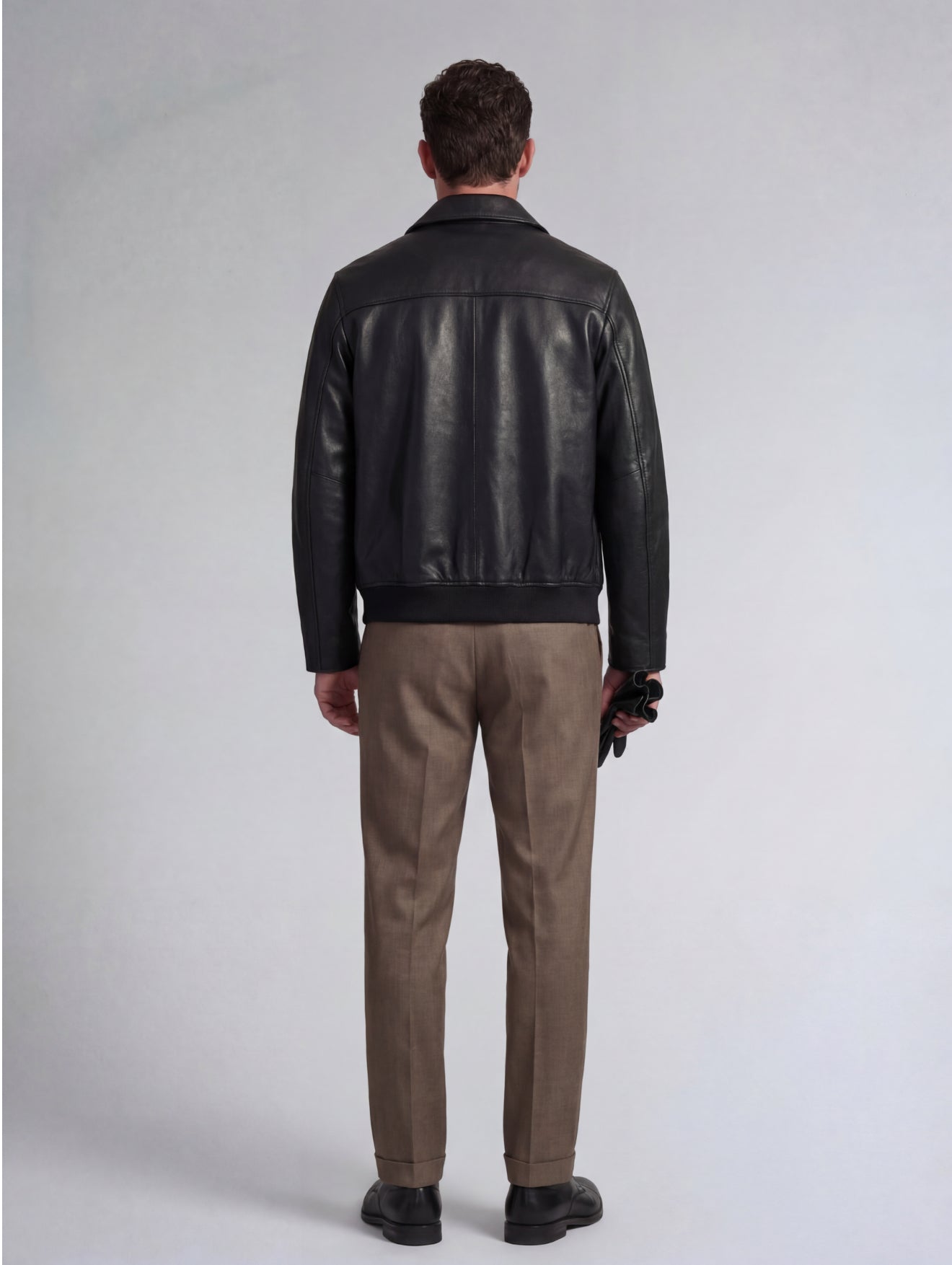 Valentino BOMBER JACKET WITH A POINTED COLLAR-thumbmail-5