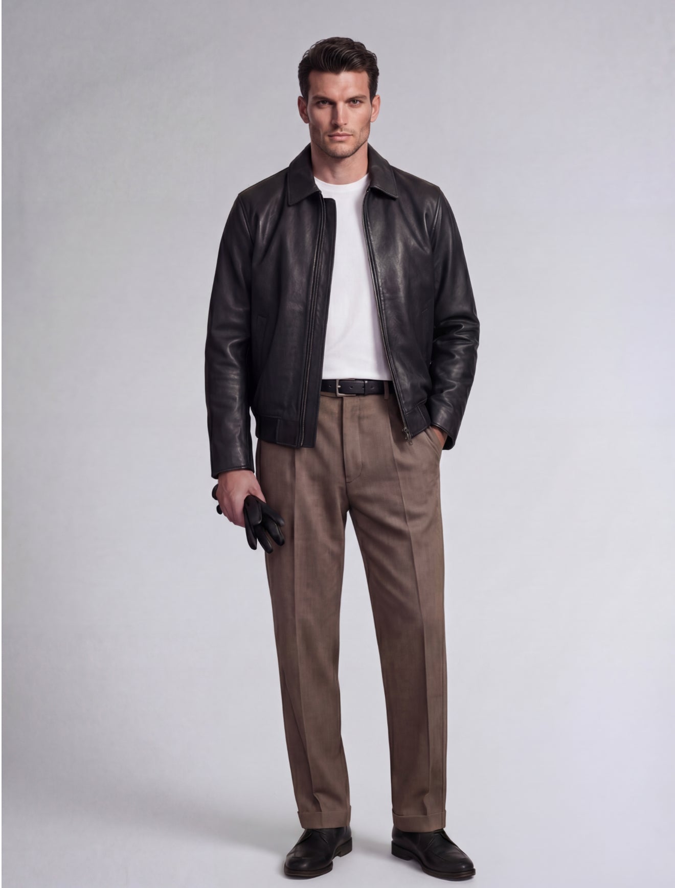 Valentino BOMBER JACKET WITH A POINTED COLLAR