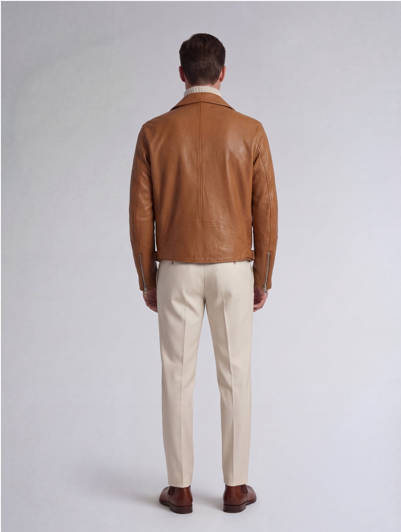 Raphael Leather Biker Jacket-2