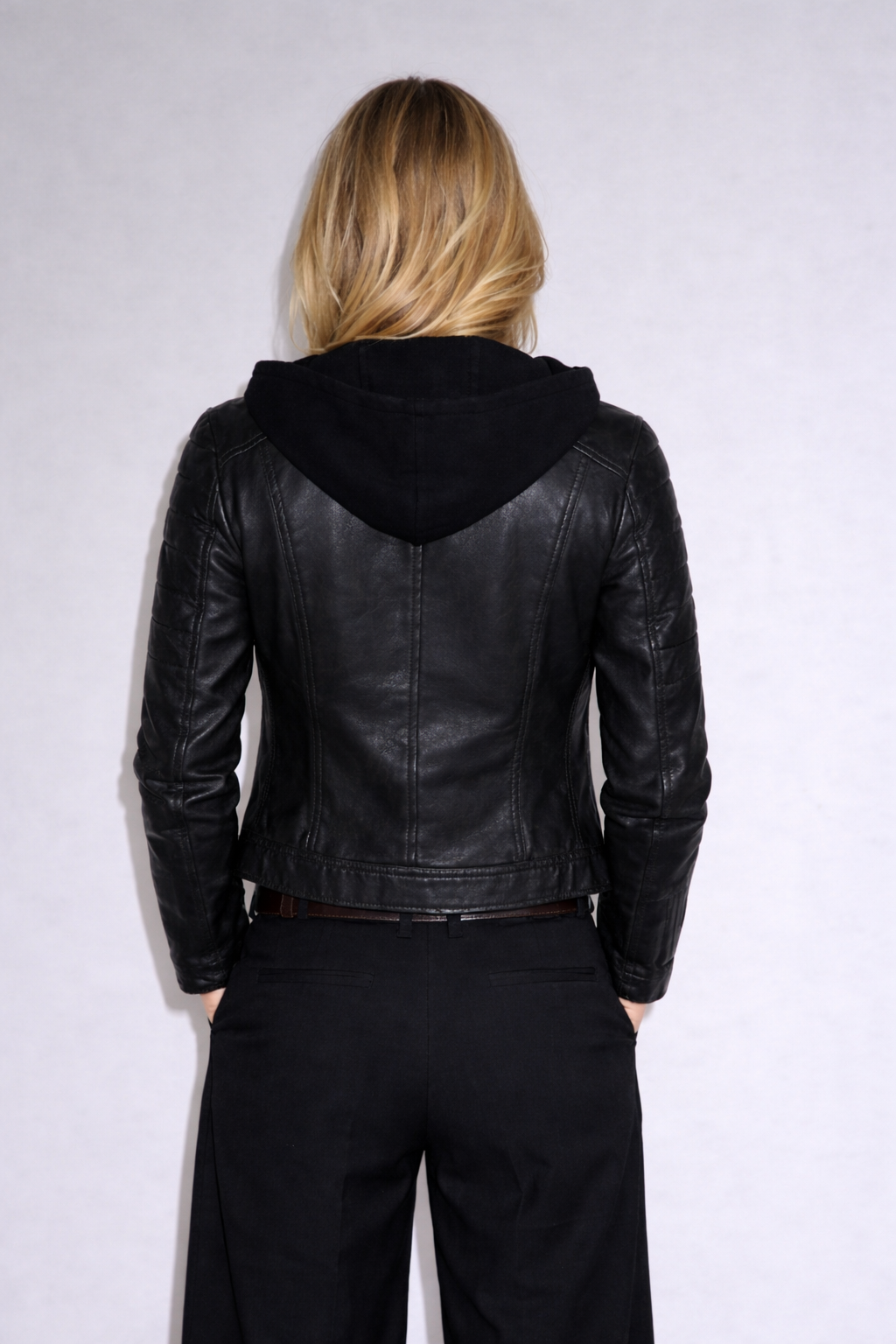 REBECCA BIKER LEATHER JACKET