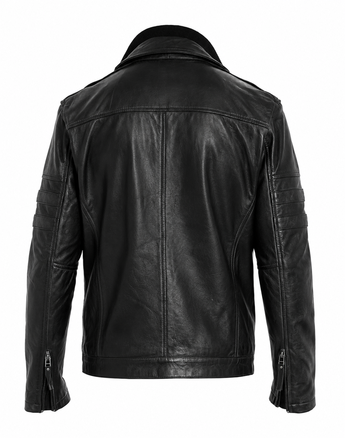 Baldwin Leather Jacket Black-thumbmail-5