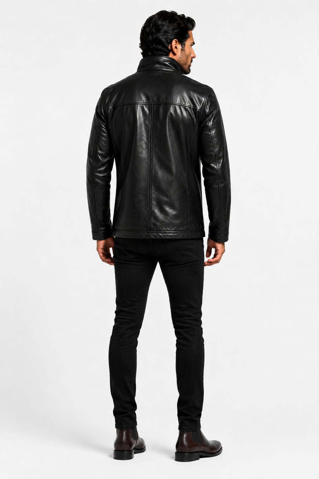 STEPHANE Men's Premium Genuine Leather Jacket-thumbmail-2