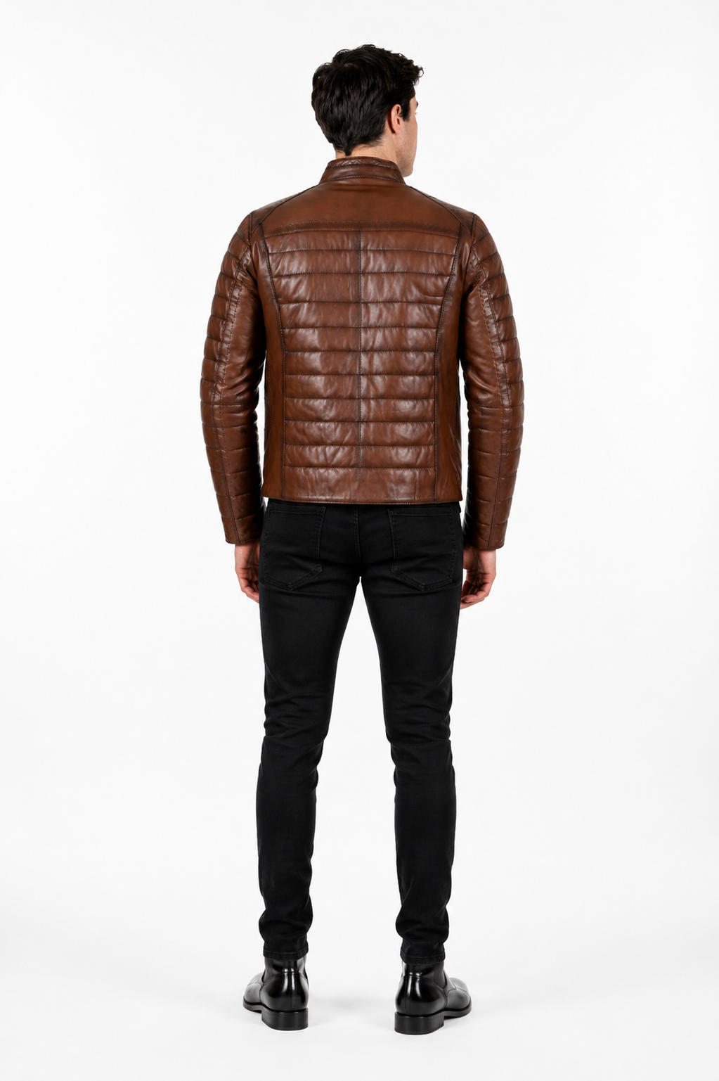 DRAVEN  MEN'S QUILTED LEATHER  jacket-thumbmail-2
