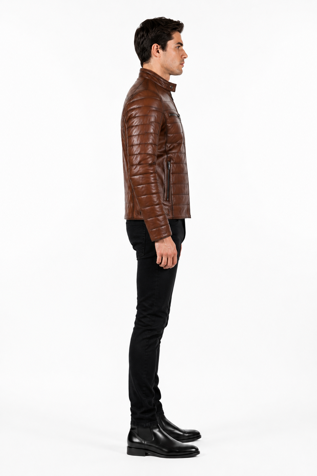 DRAVEN  MEN'S QUILTED LEATHER  jacket-thumbmail-3
