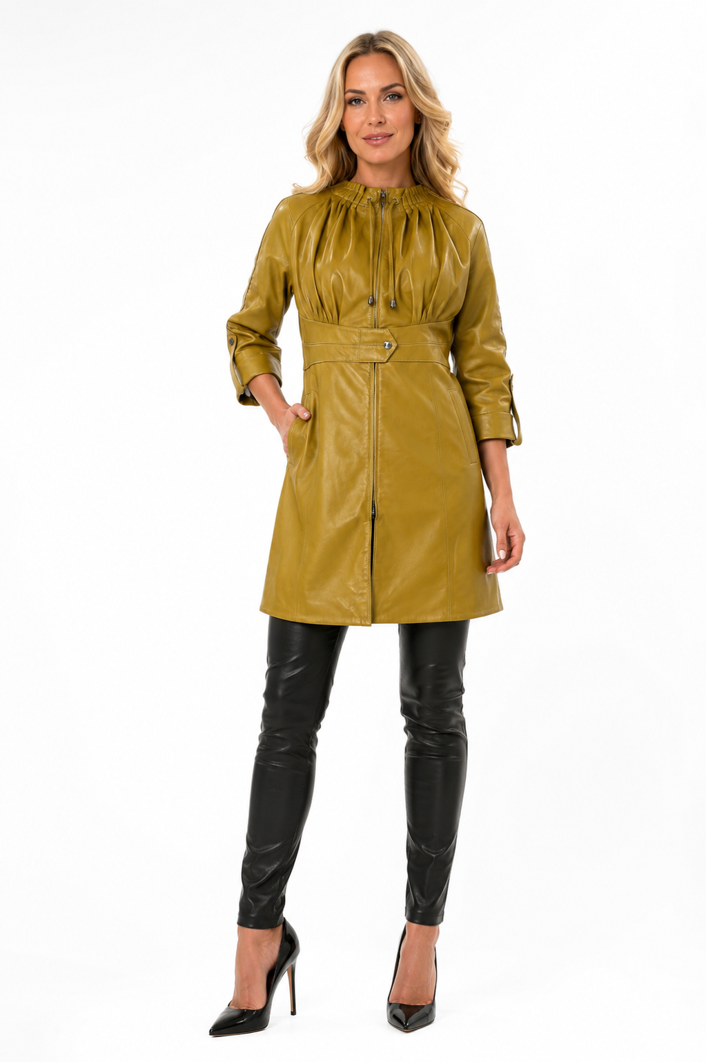 LILIA  leather coat-thumbmail-1