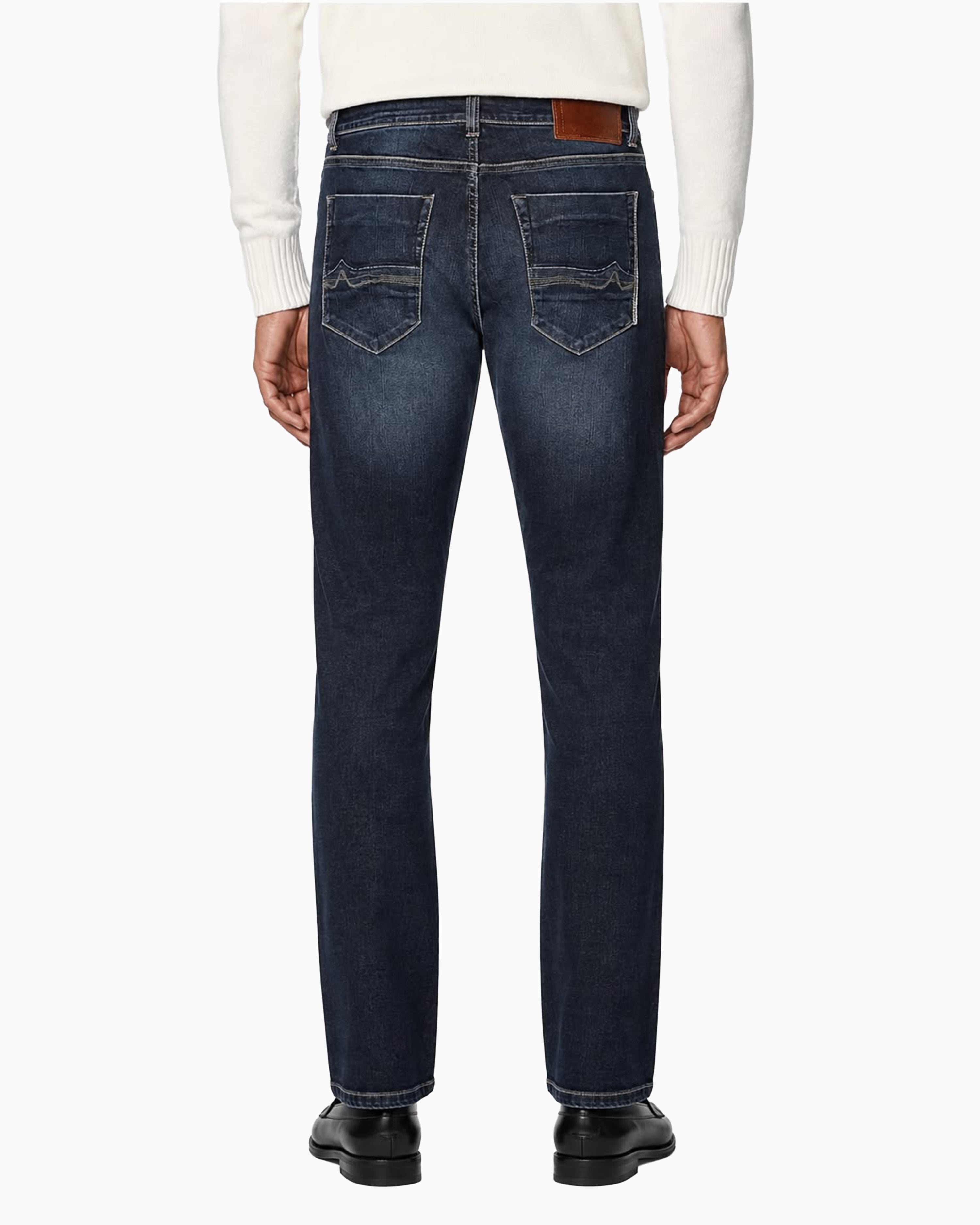 classic straight-leg jeans
