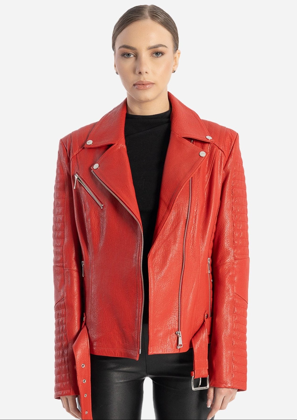 Kassandra Biker Leather Jacket-thumbmail-3