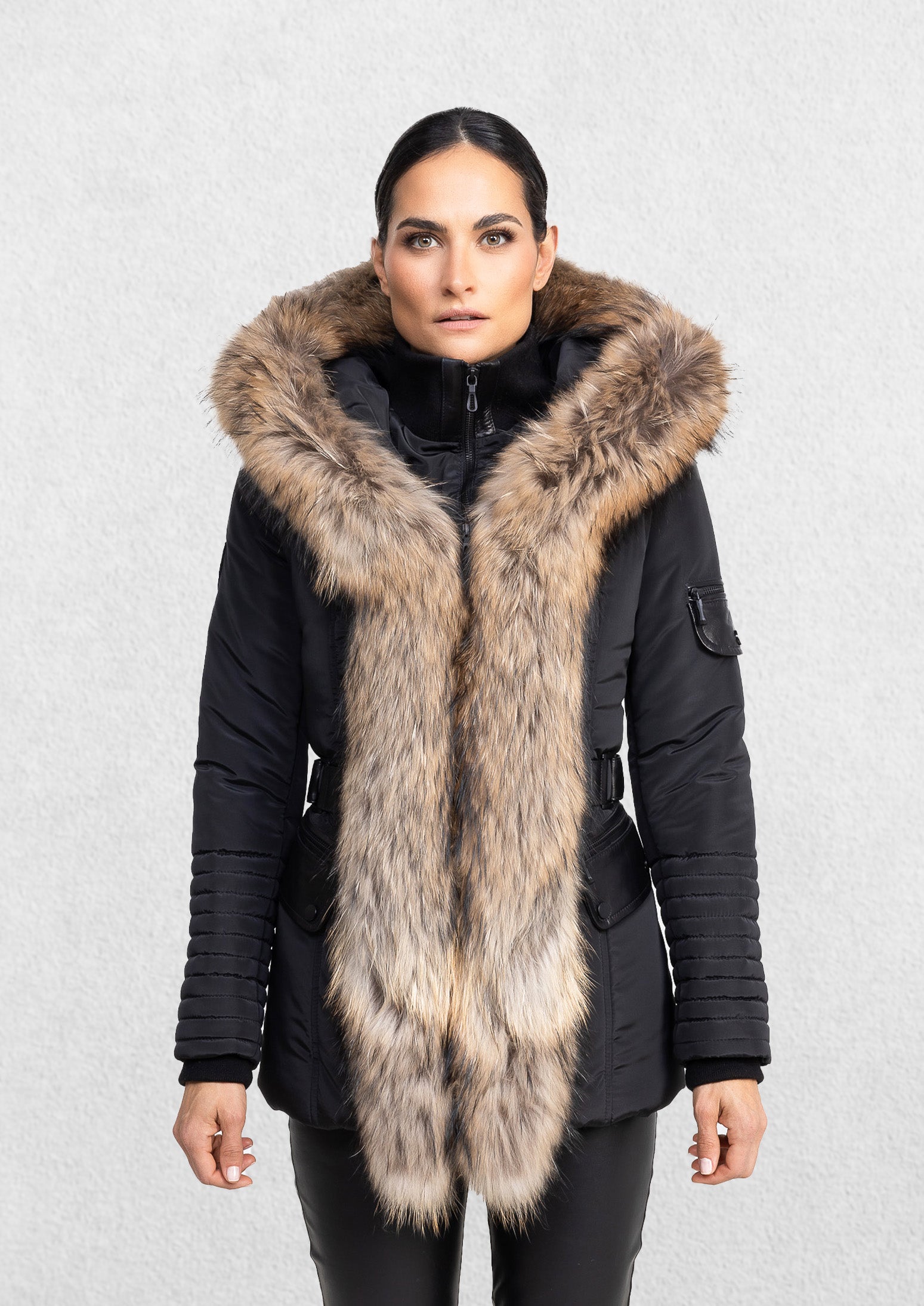 Kim Jacket with Natural Fur