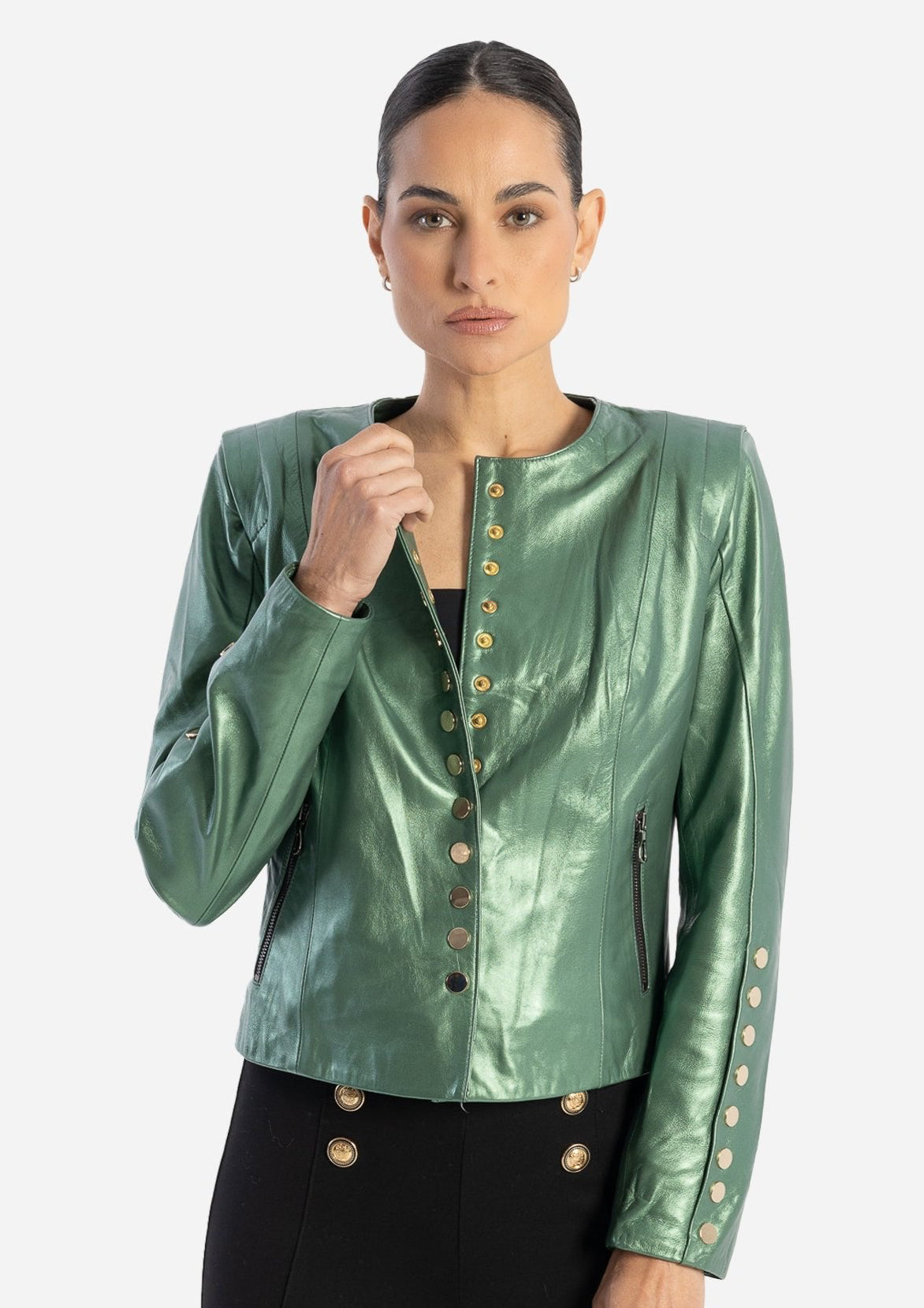 LÉNA LEATHER JACKET