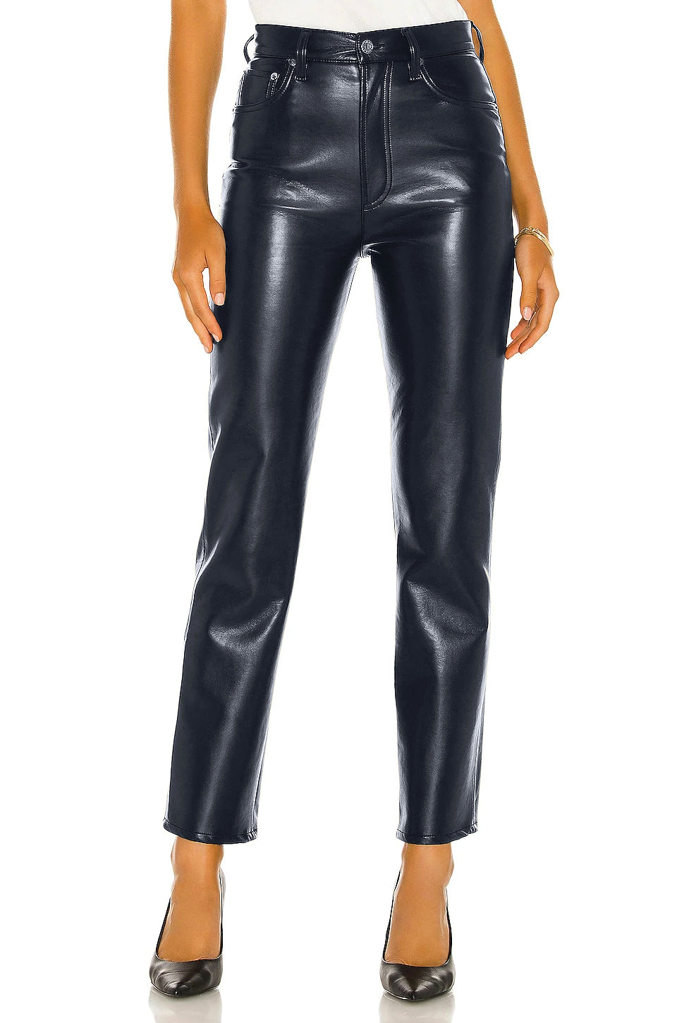 Leather Fitted | Navy-thumbmail-1