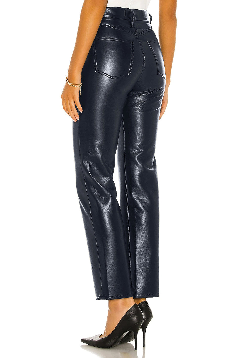 Leather Fitted | Navy-thumbmail-2